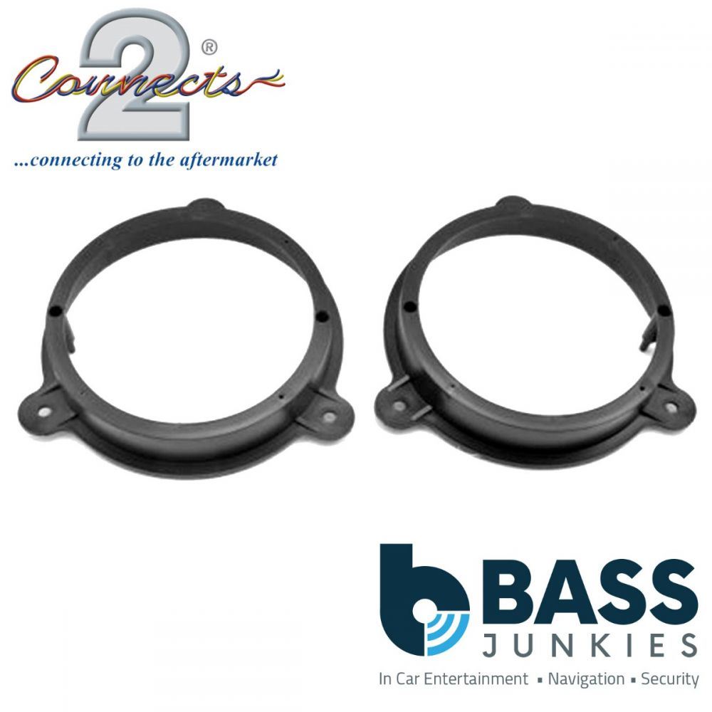 Connects2 CT25RT06 - Renault Laguna Captur 165mm 6.5" Front or Rear Car Speaker Adapter Brackets