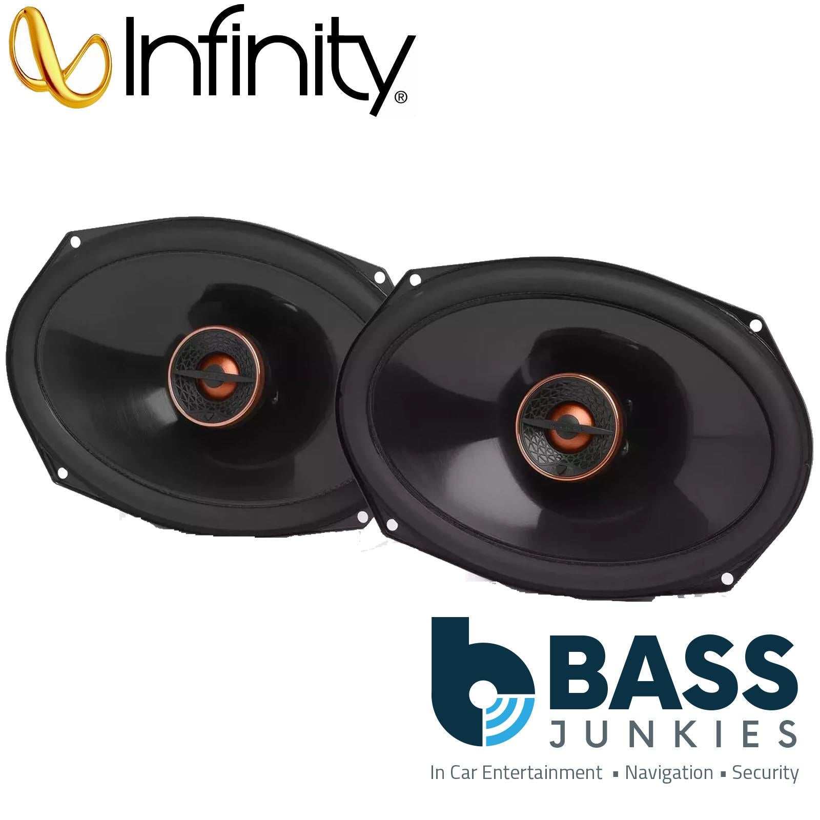 Infinity By Harman REF9632IX - 300 Watts 6"x9" 2-Way Car Shelf Speakers Pair