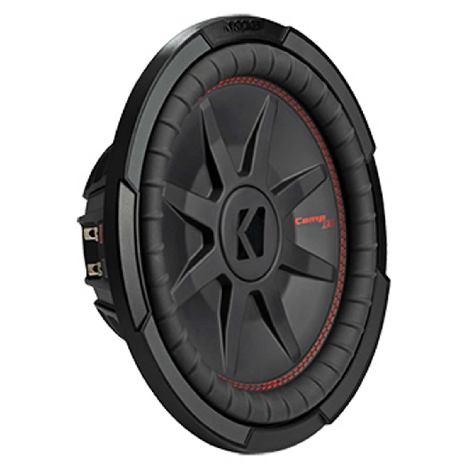 Kicker 48CWRT124 - CompRT 12" Slim Shallow Mount Subwoofer DVC 4 Ohm