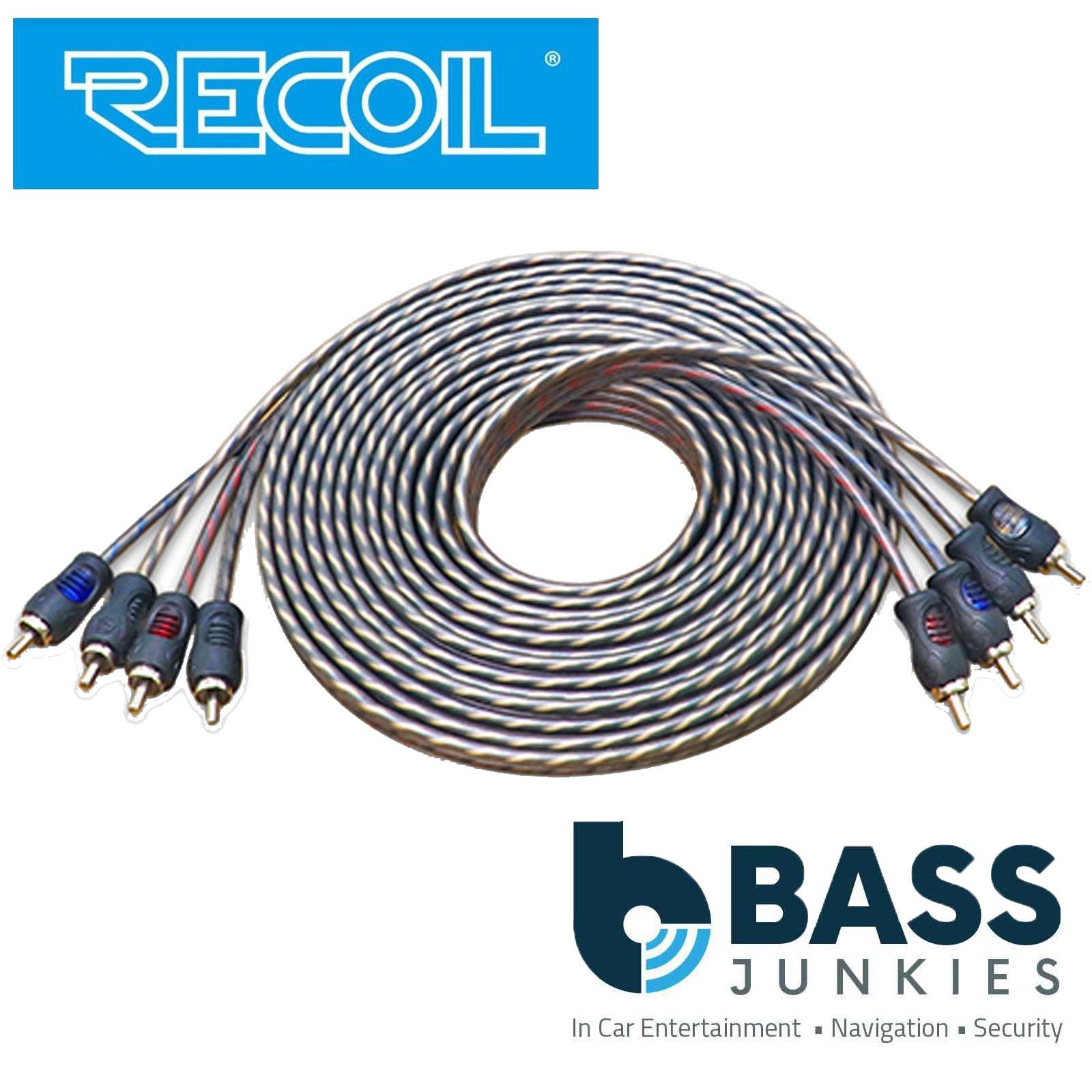 Recoil RCI417 - Echo Series 5 Meter 4-Channel Twisted OFC RCA Phono Cable