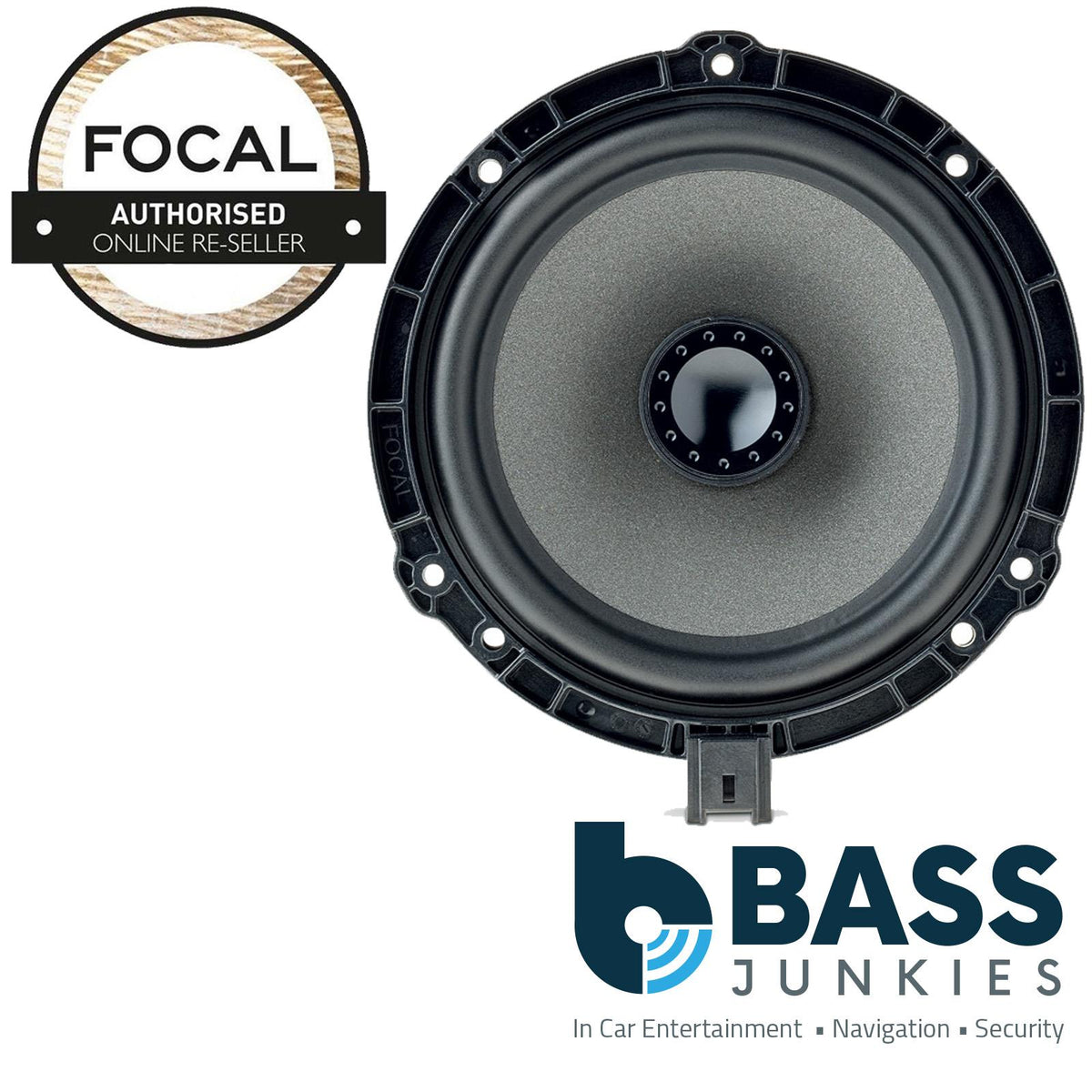 Focal 6.5" 280 Watts 2-Way Coaxial Car Speakers For Peugeot Rifter 2018 On