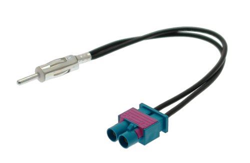 Connects2 CT27AA51  Twn Fakra - DIN Car Stereo Radio Antenna Aerial Adapter