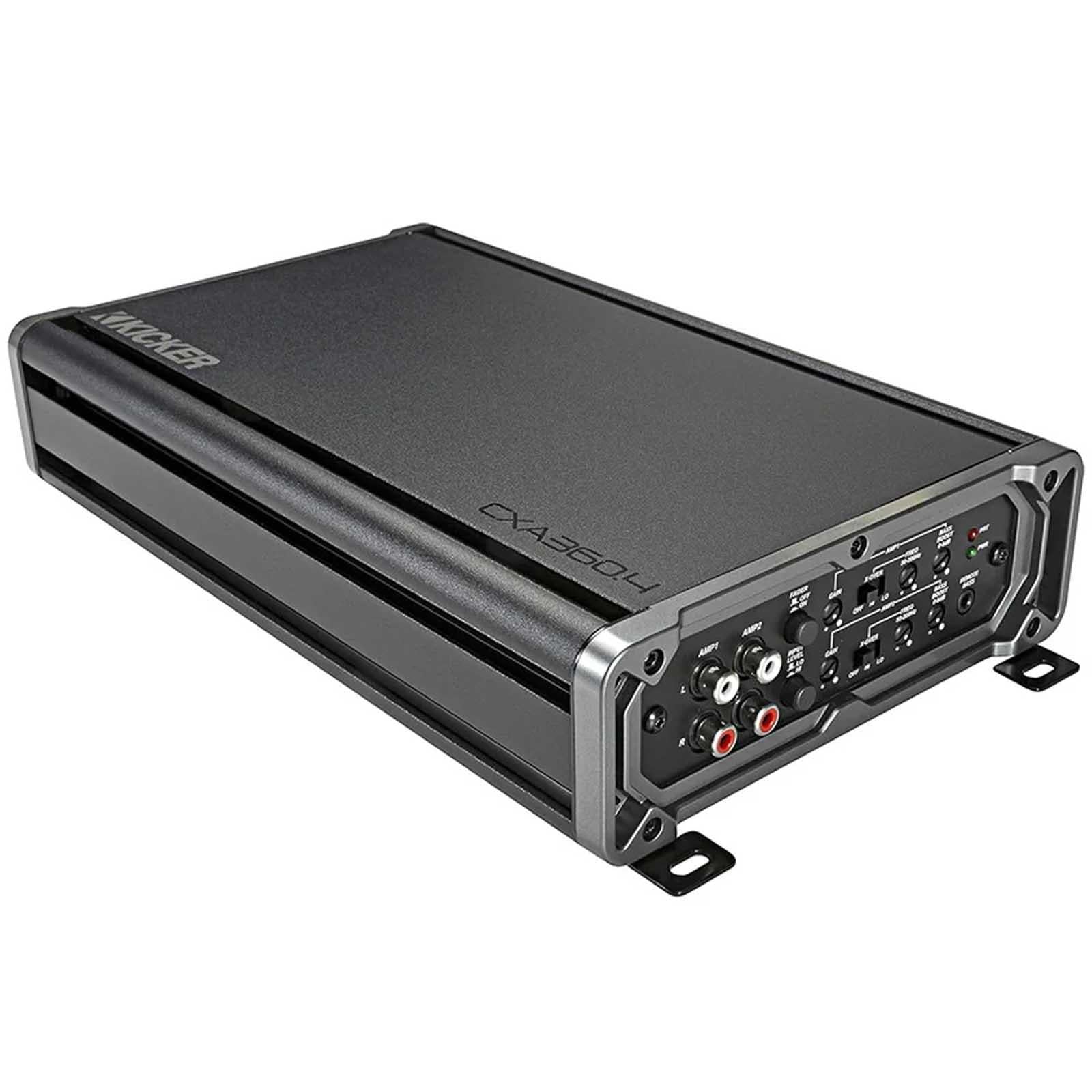Kicker 46CXA3604 - 360 Watts 4-Channel Class A/B Car Amp Amplifier
