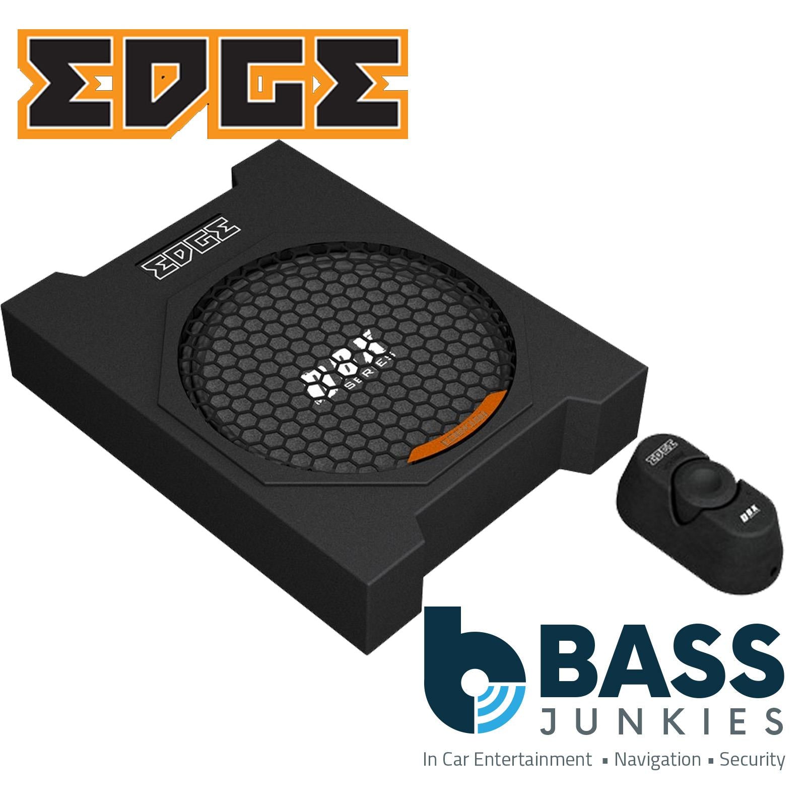 Edge EDBX10A-E0 - 360 Watts 10" Slim Underseat Active Subwoofer Car Bass Box