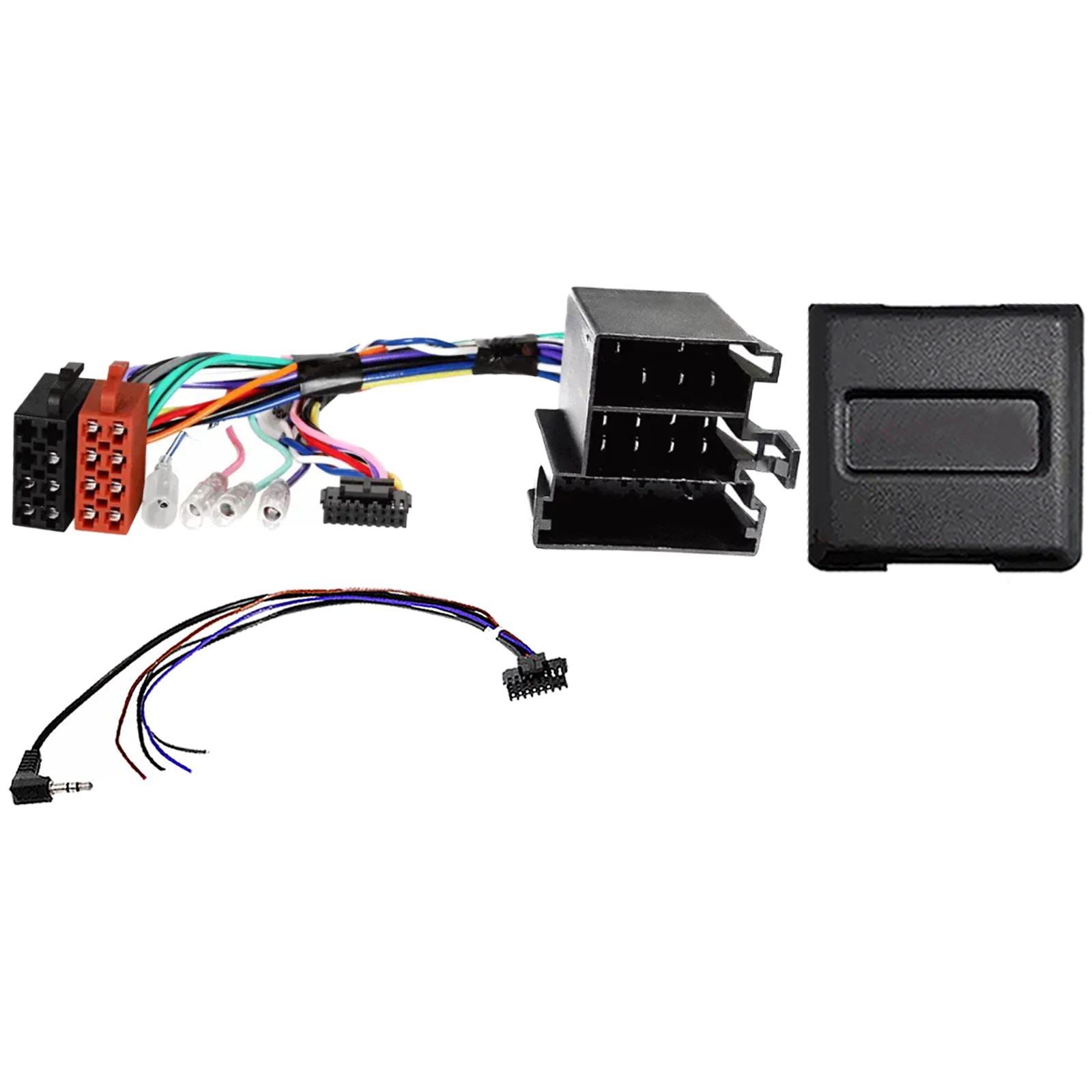 For Fiat 500 2007 - 2015 Black Fascia Panel Interface for 9" Android Car Radios