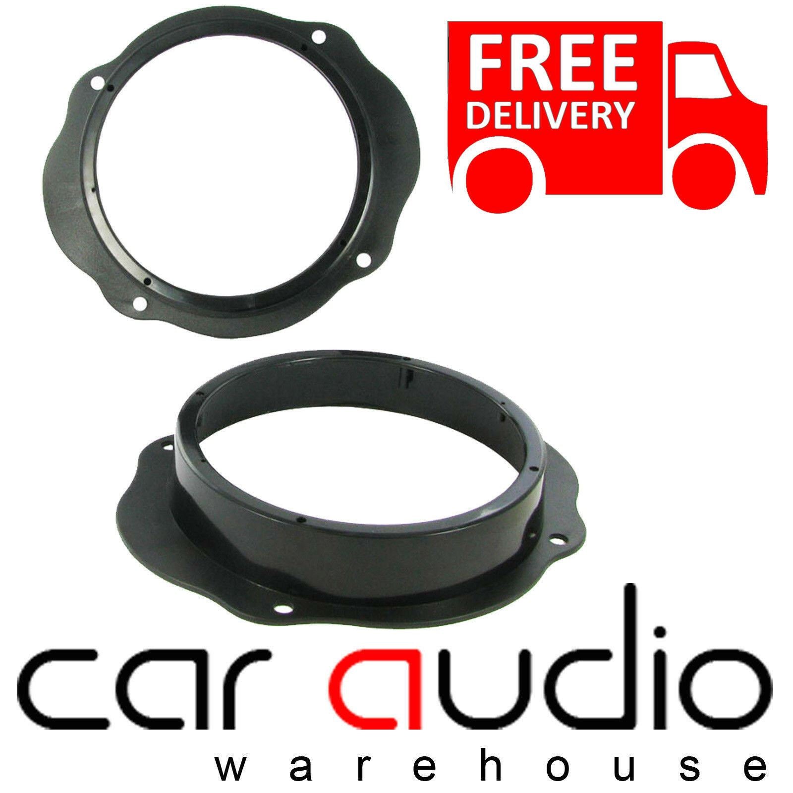 Connects2 CT25FD07 - Ford C-Max Kuga Fiesta Focus 165mm 6.5" Front Door Car Speaker Adapter Brackets