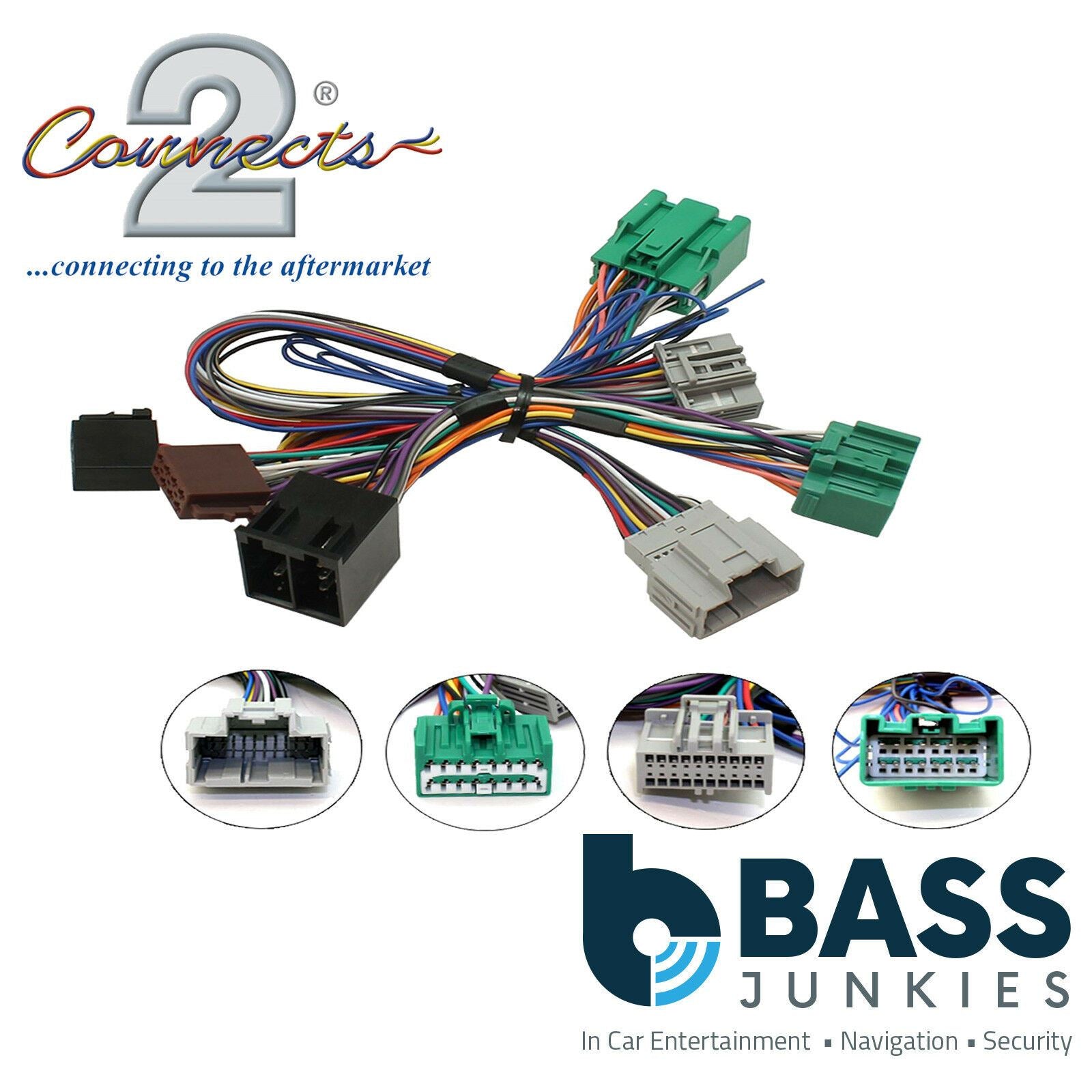 Connects2 CT10VX07 - Vauxhall Insignia 2013 Onwards Parrot SOT T-Harness Cable Wiring Lead
