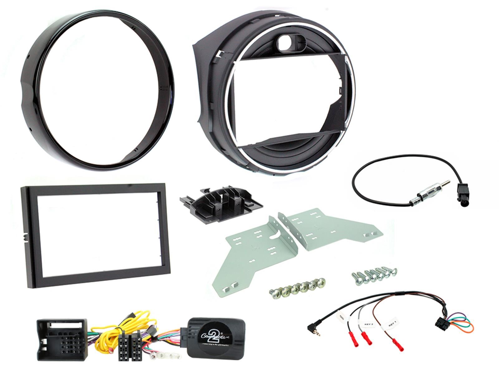Connects2 CTKBM22 BMW Mini F55 2014 Car Stereo Double Din & Steering Wheel Interface Kit
