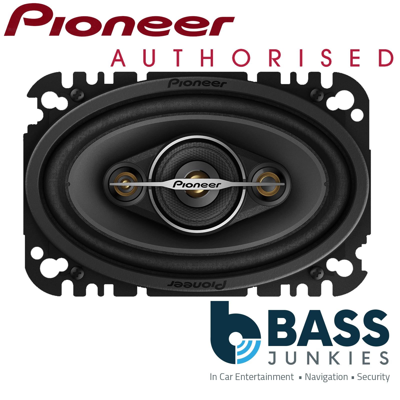 Pioneer TS-A4670F - 210 Watts 4X6"  4" Inch x 6" Inch 4 Way Custom Fit Car Speakers