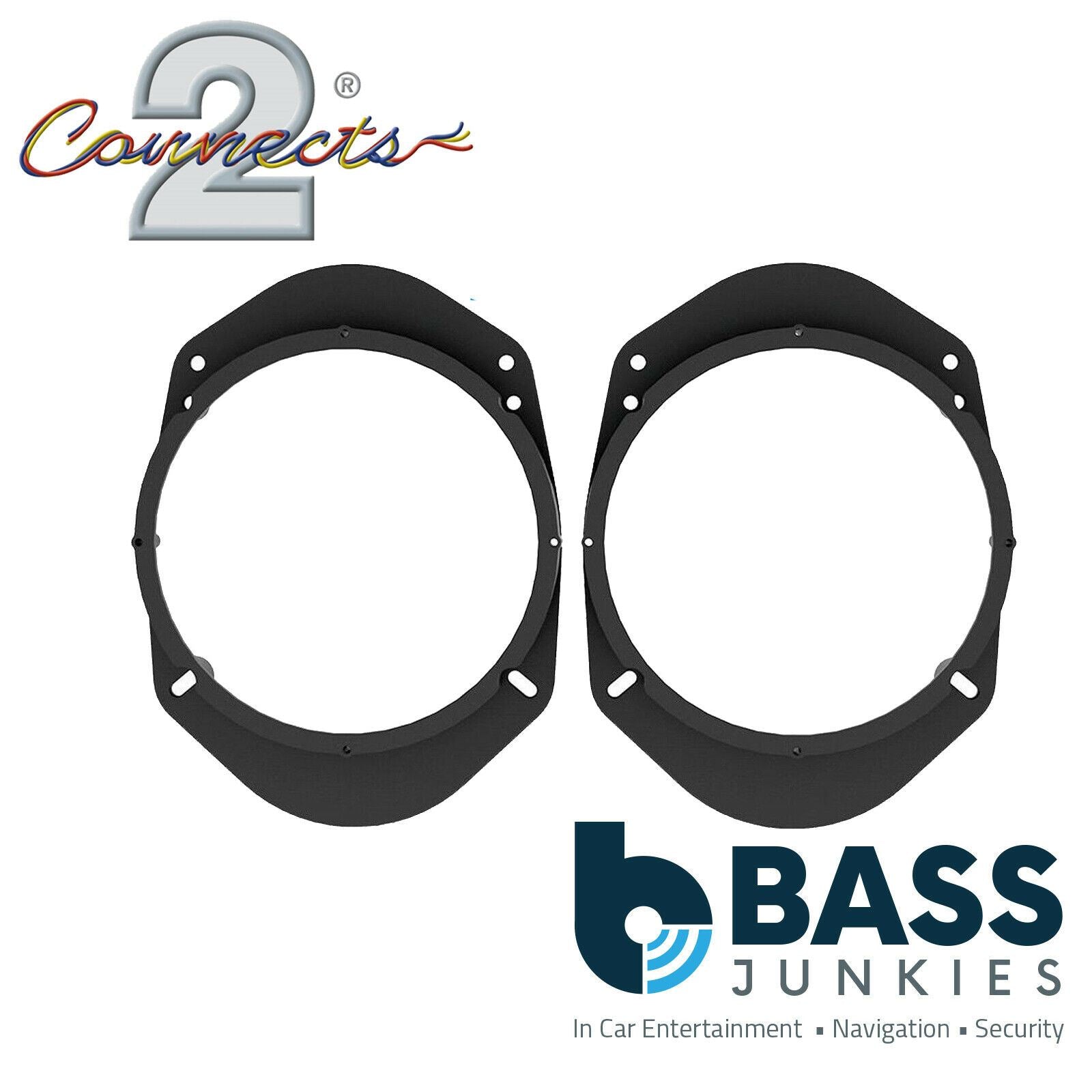 Connects2 CT25MZ02 - Mazda 3 2010 Onwards 165mm 6.5" Rear Car Speaker Adapter Brackets