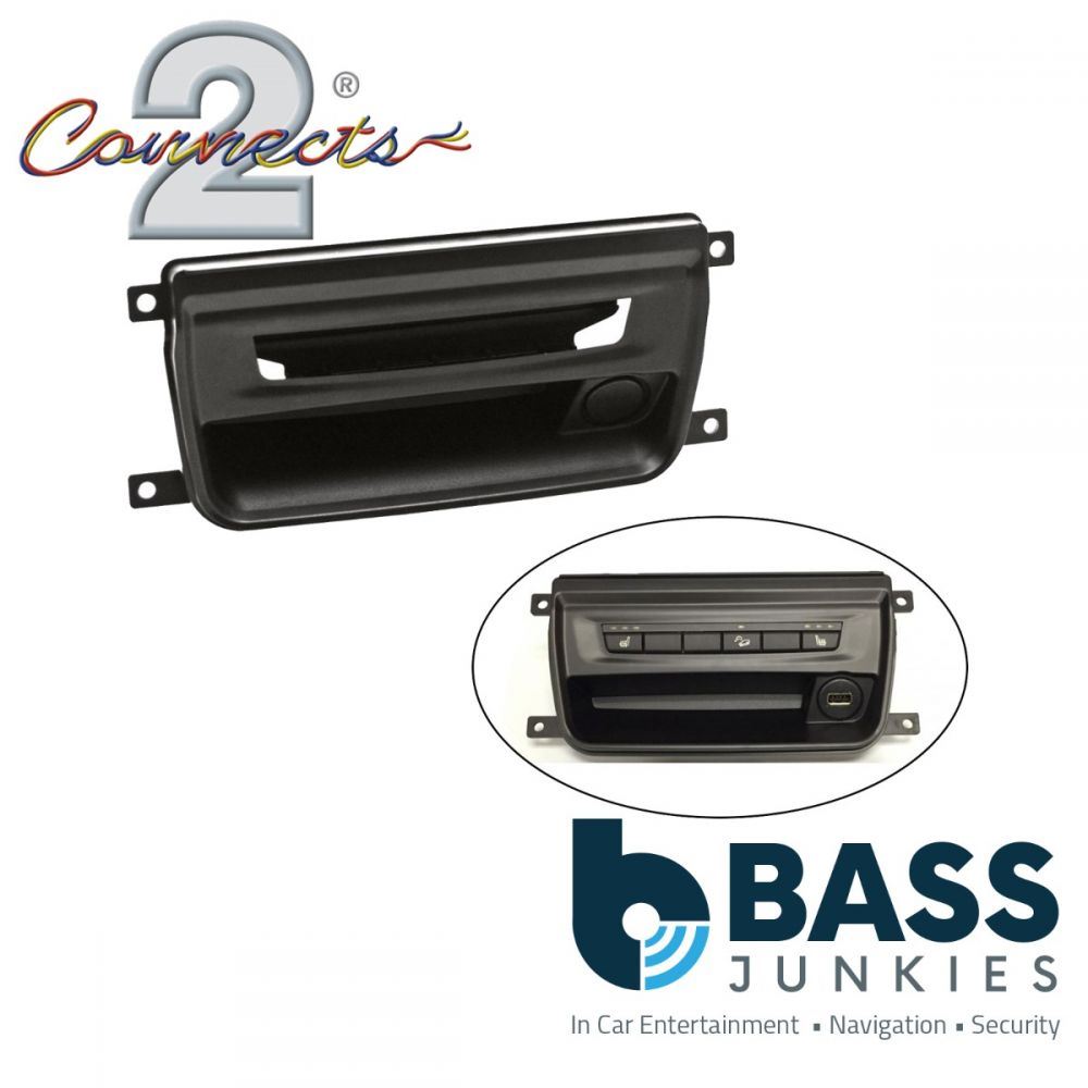 Connects2 CT23BM01ASH.5- BMW 3-Series Pocket/Button Single Din Assembly Relocation Fascia Panel