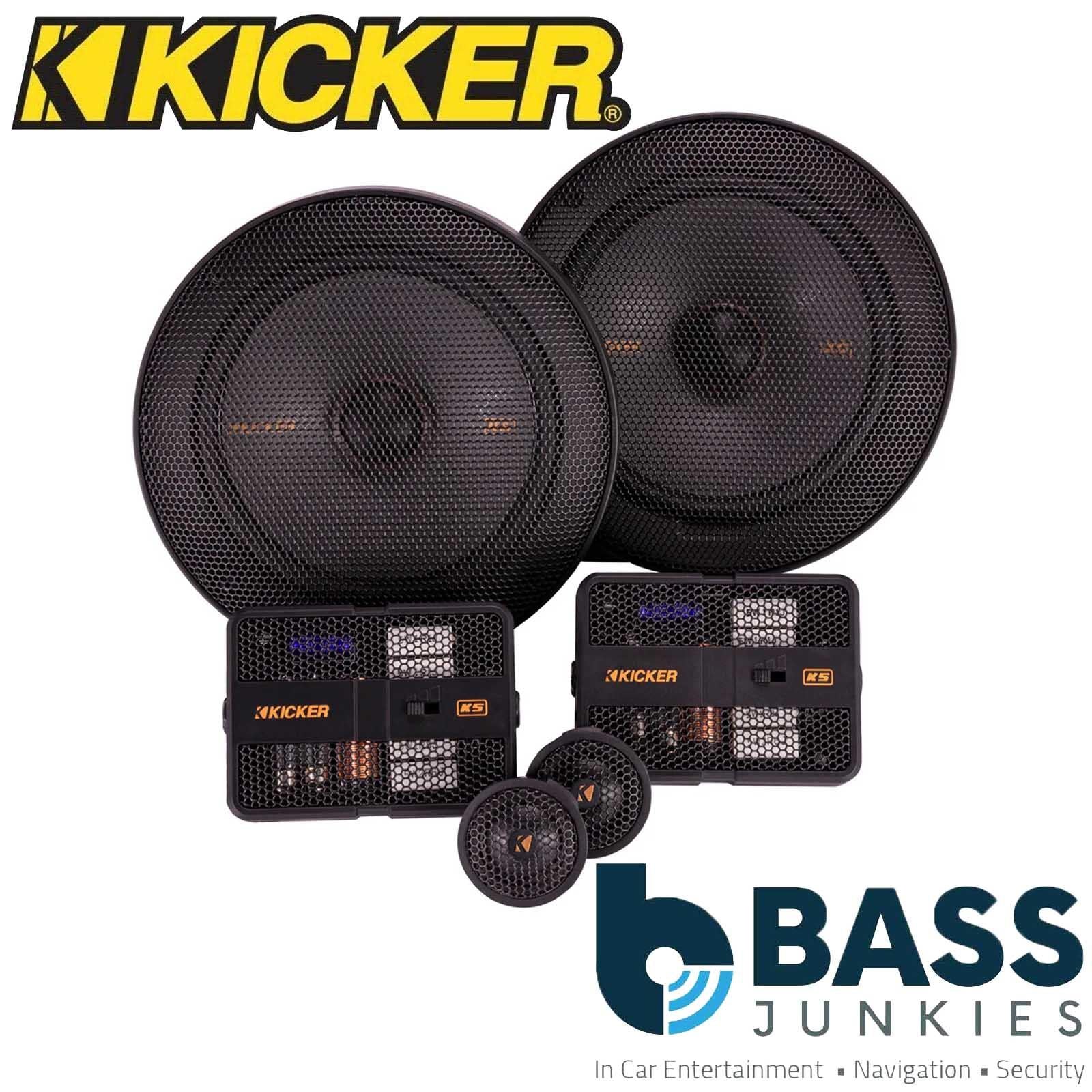 Kicker 51KSS6504 - 6.5" 250 Watts 2-Way Component Car Speaker Kit