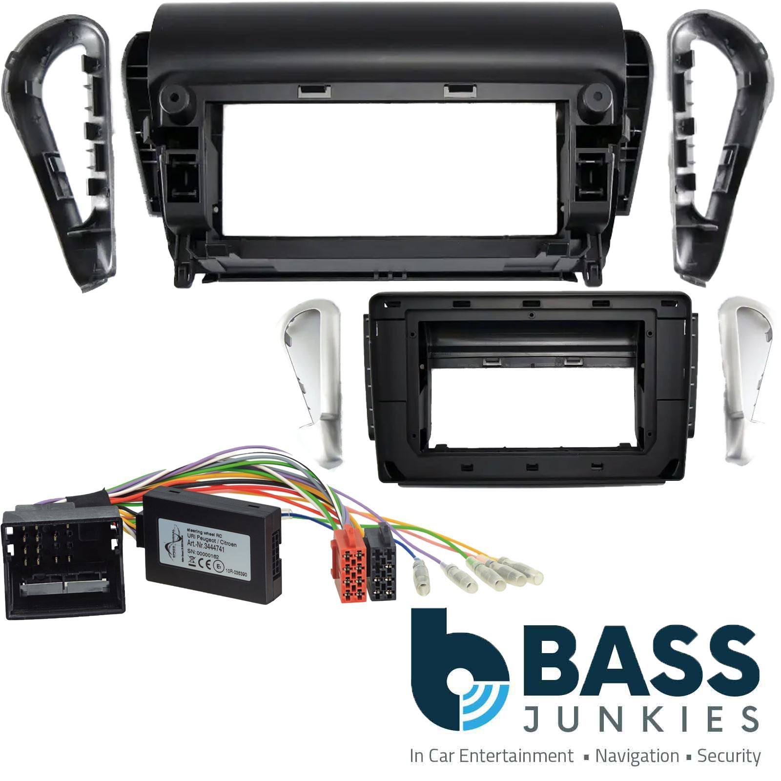 Stinger 9" CarPlay Android Car Stereo Fitting Kit For Peugeot 2008 2014 Onwards