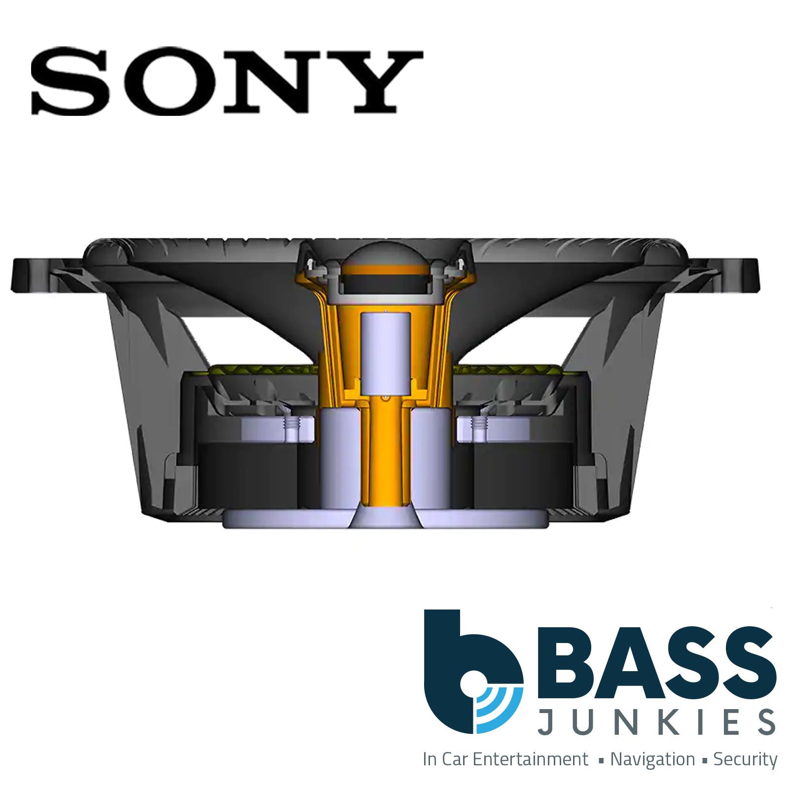 Sony XS-160ES - Mobile ES Series 16cm 6.5" 2-Way Caxial Speakers (Pair Rating 540watts Totall Power & 180w RMS or Per Speaker 270w & 90w RMS) [2x Speakers]