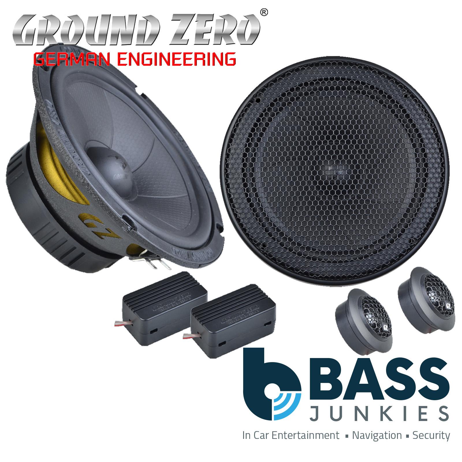 Ground Zero GZIC 16X - 6.5" Inch 16.5cm 150 Watts 2-Way Component Car Speakers