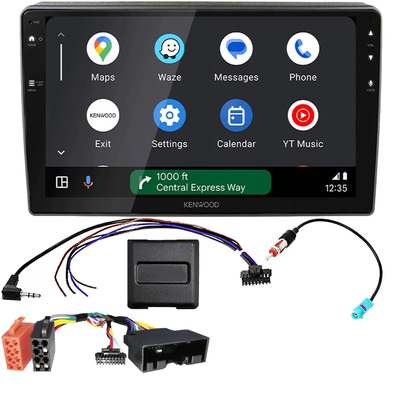 Kenwood 9" CarPlay Android Car Stereo Kit For Ford Transit Torneo Custom 12-17