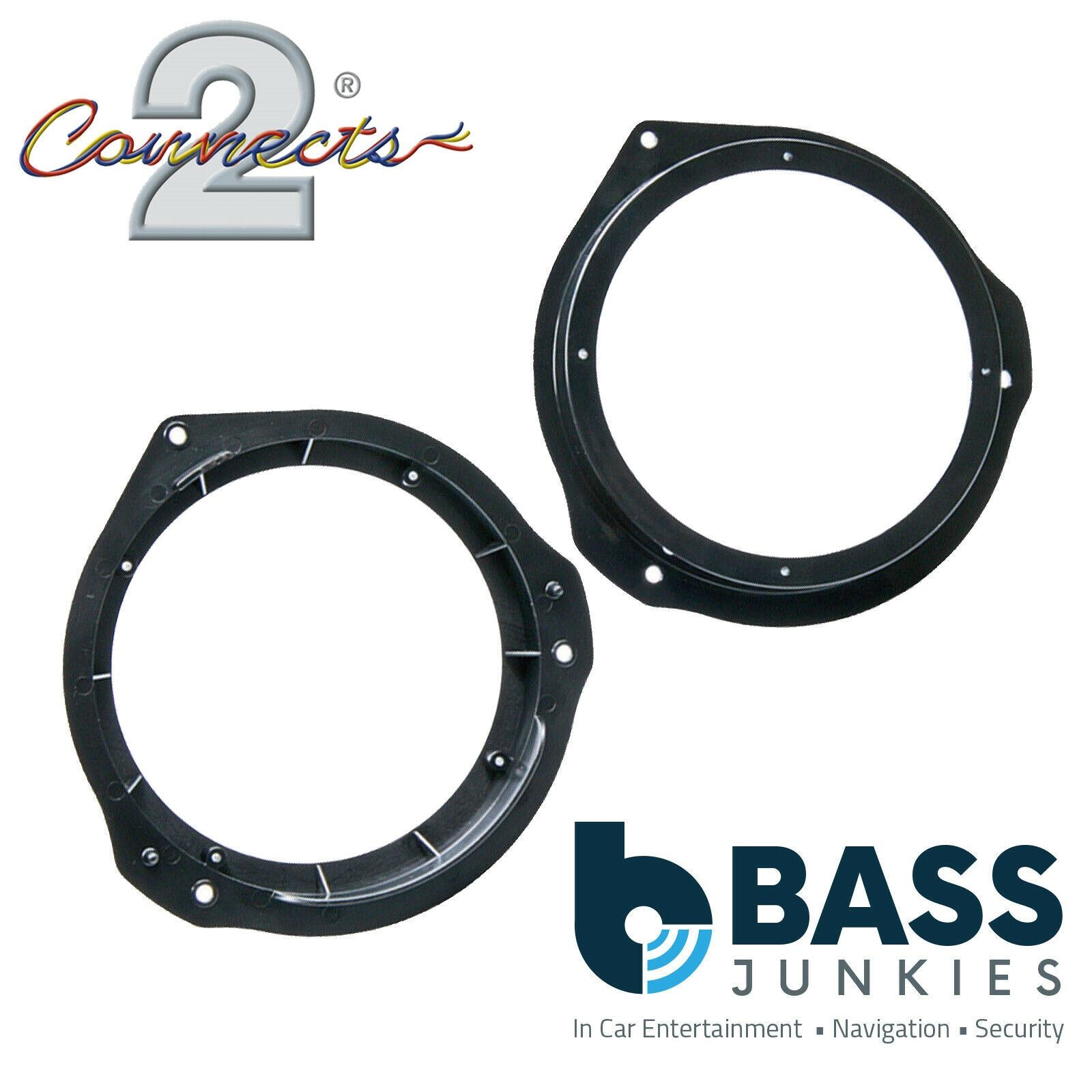 Mercedes C-Class S204 2007 - 2014 6.5" 17cm Car Speaker Adaptor Bracket Rings