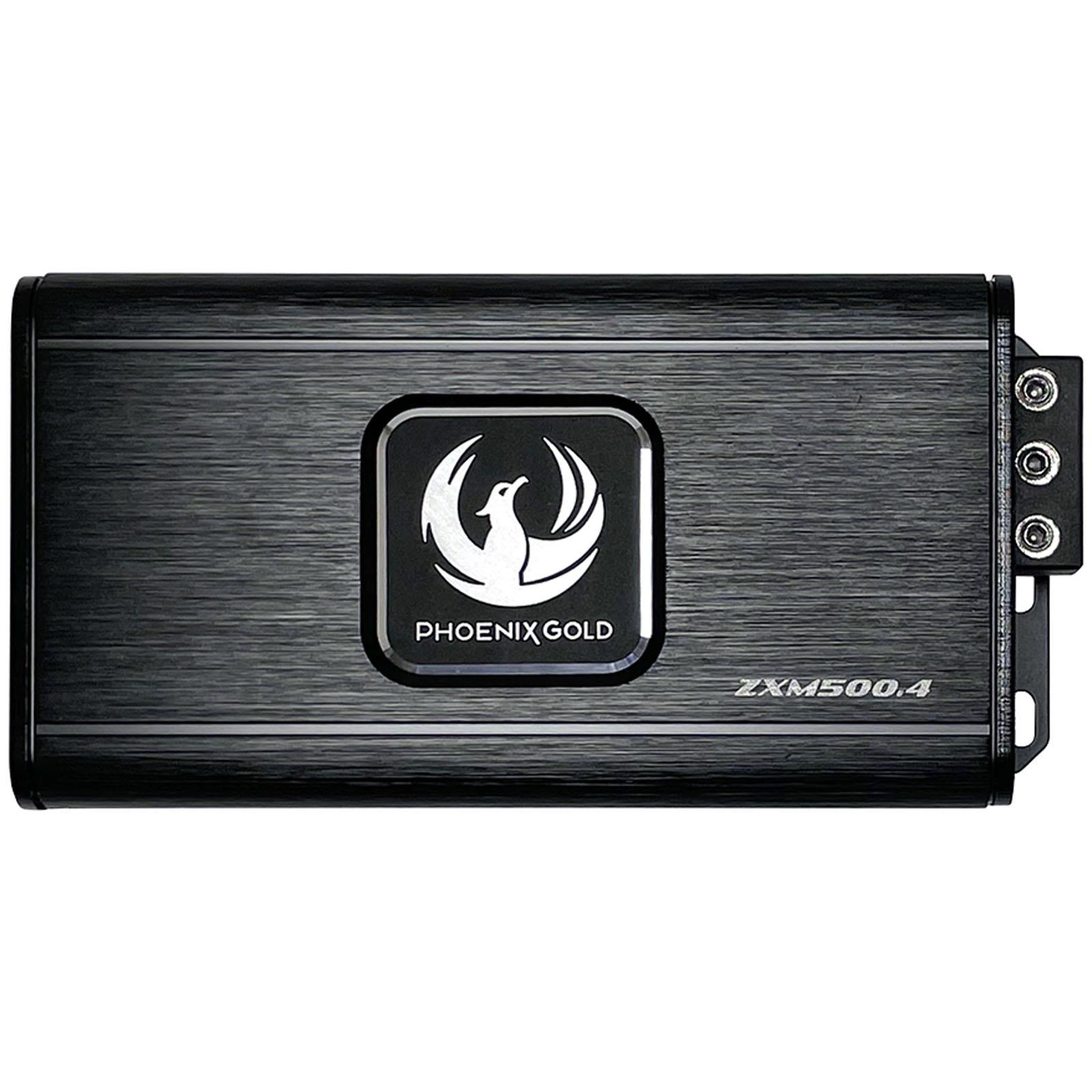 Phoenix Gold ZXMPFT1 - Plug & Play 500W 4-Channel Amp Amplifier Power Up Kit Fiat