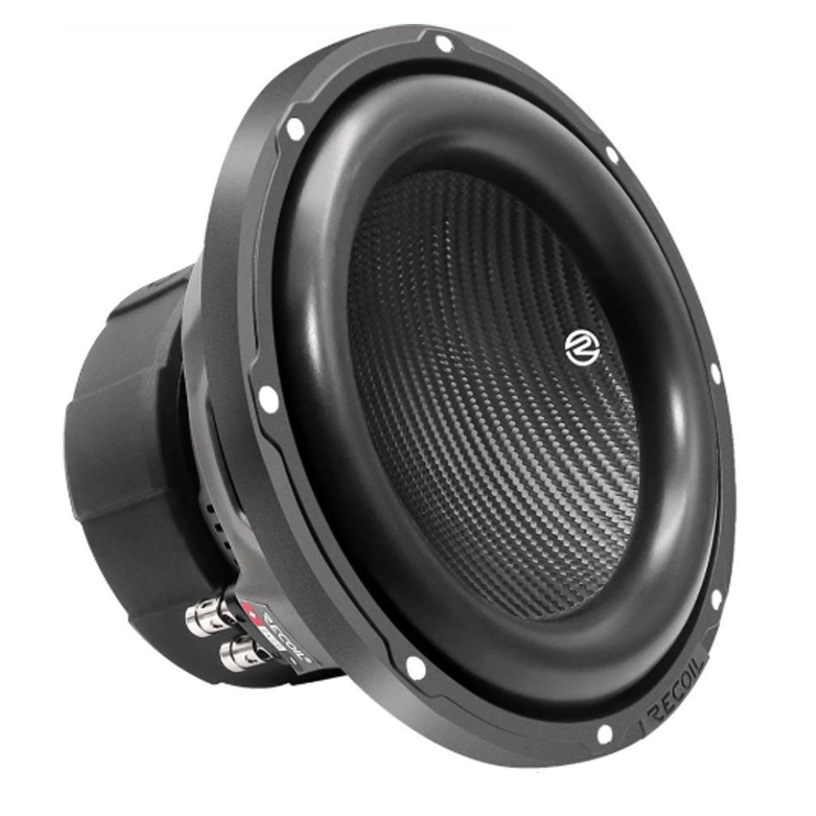 Recoil PW10D4 - 1200 Watts Echo Pro Series 10-Inch Dual 4-ohm Car Subwoofer
