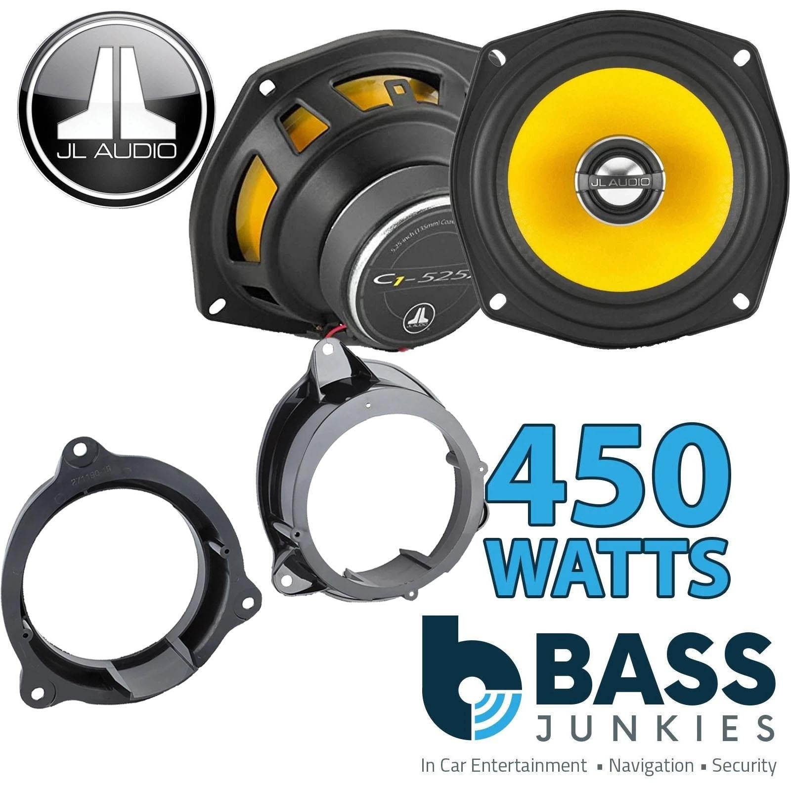 C1-525X 5.25" speakers with Brackets to fit Mercedes Citan Front Doors 12-21