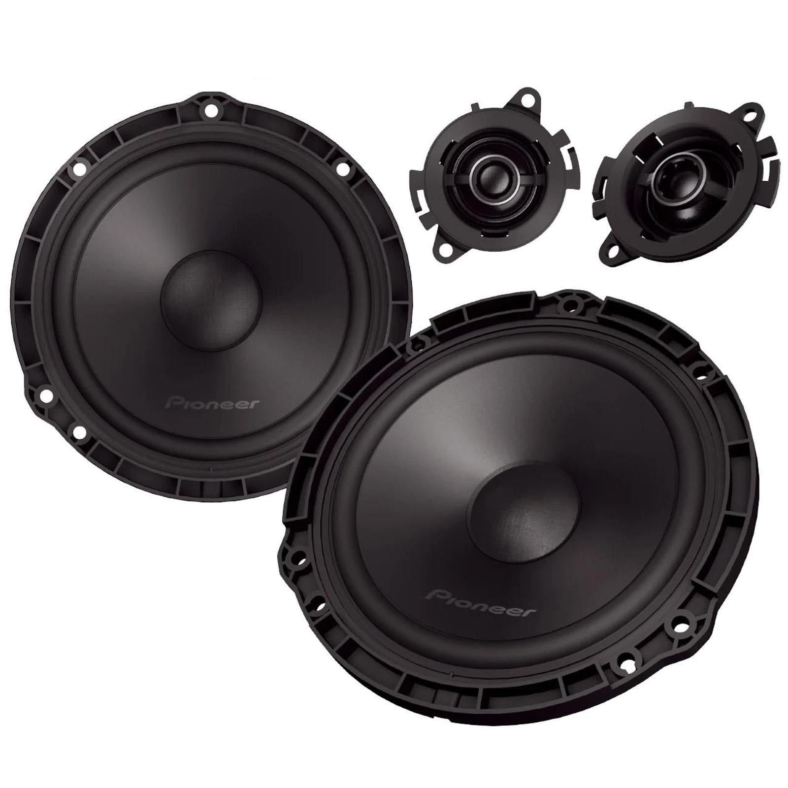 Pioneer 700 Watts 6.5" Component Car Door Speakers for DS Automobile DS3 Crossback 2018-22