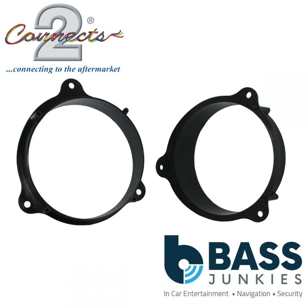 Connects2 CT25RT07 - Renault Kangoo 2012 Onwards 165mm 6.5" Front Door Car Speaker Adapter Brackets
