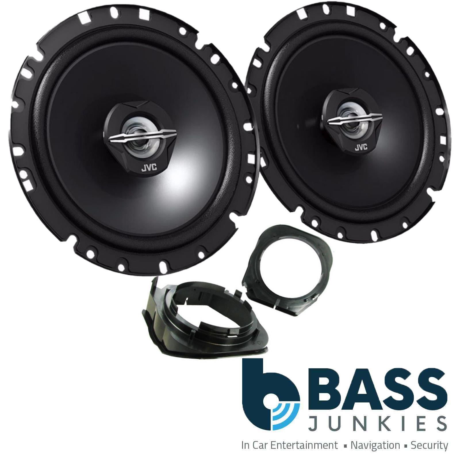 Mercedes C Class 93-97 JVC 17cm 6.5 Inch 600 Watts 2 Way Rear Shelf Car Speakers