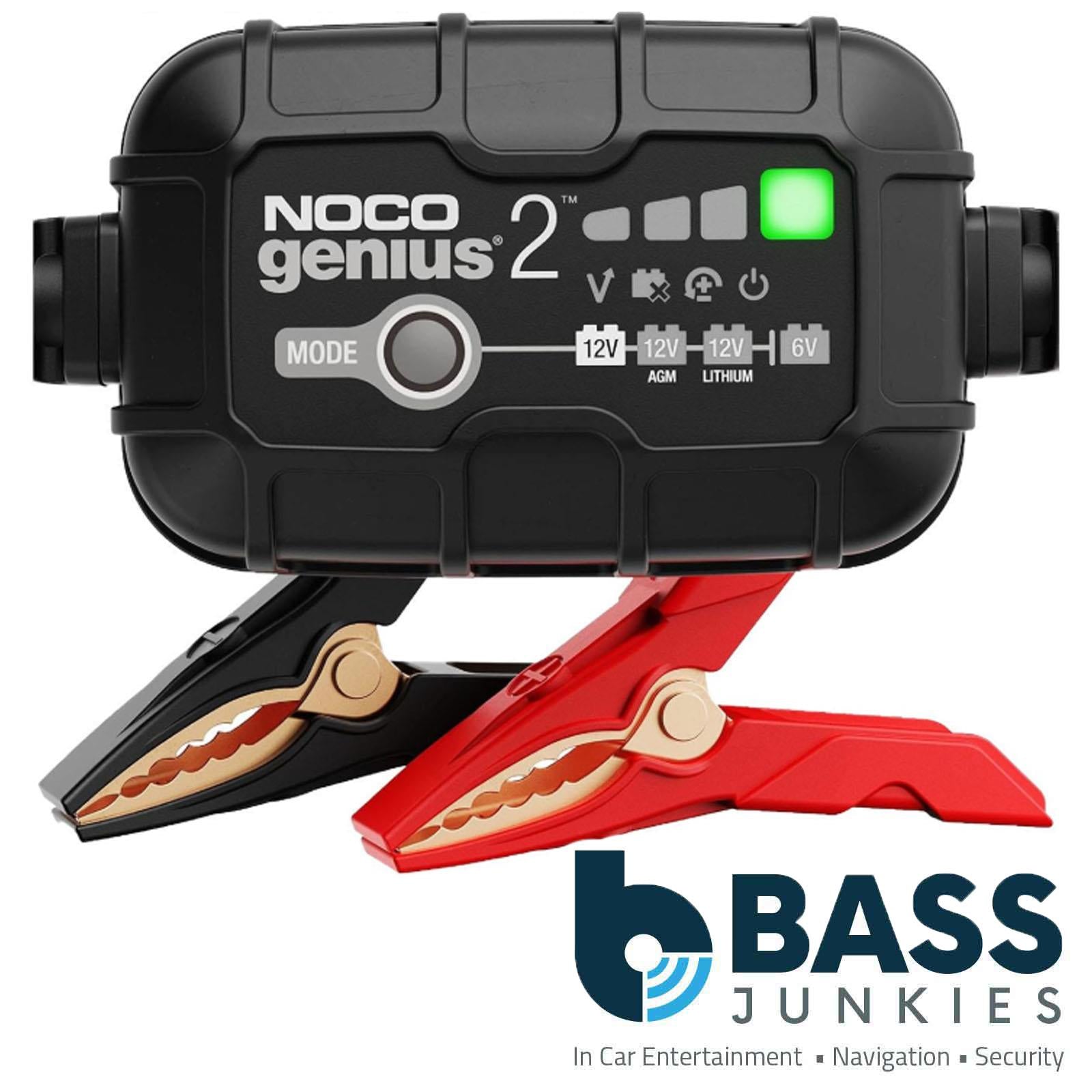 NOCO GENIUS2UK - 2A Smart Battery Charger 6V 12V Lithium AGM EFB Gel