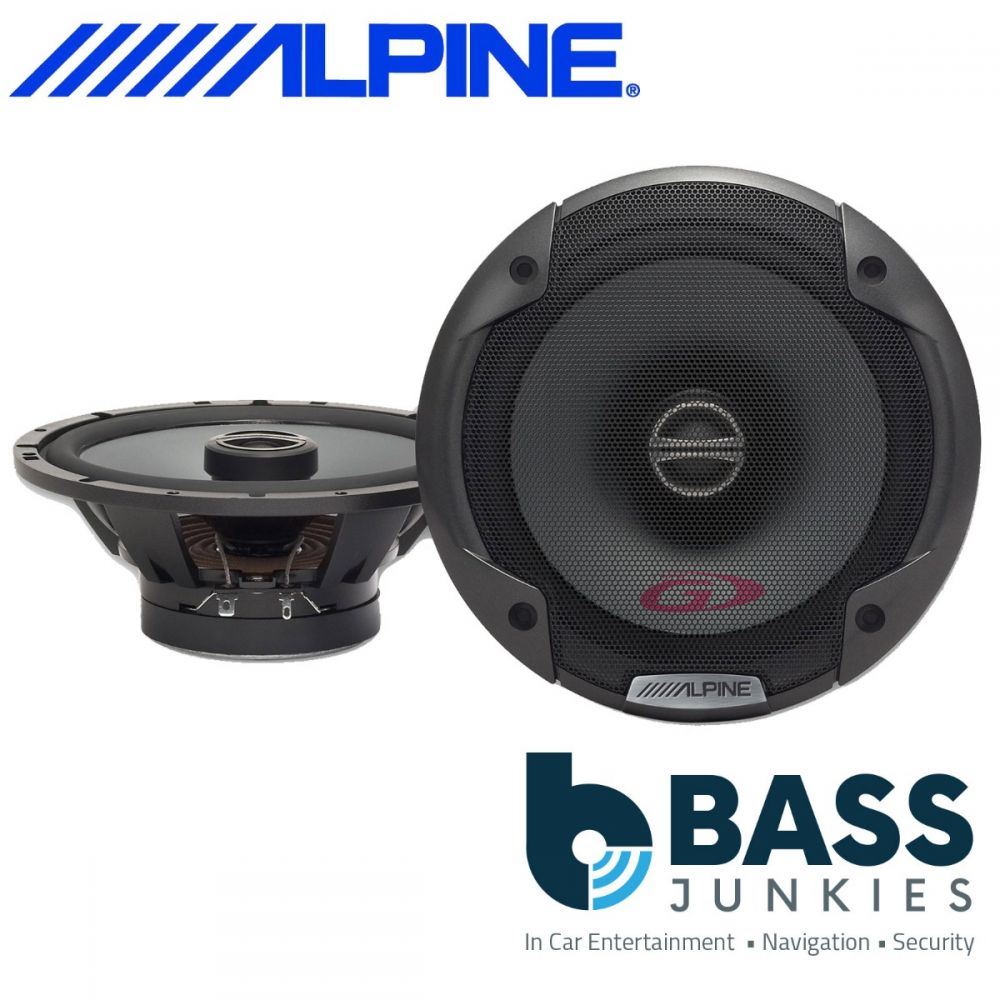 Alpine Type-G Series SPG-17C2 6.5" 16.5cm 240 Watts 2 Way Coaxial Speakers (Pair)
