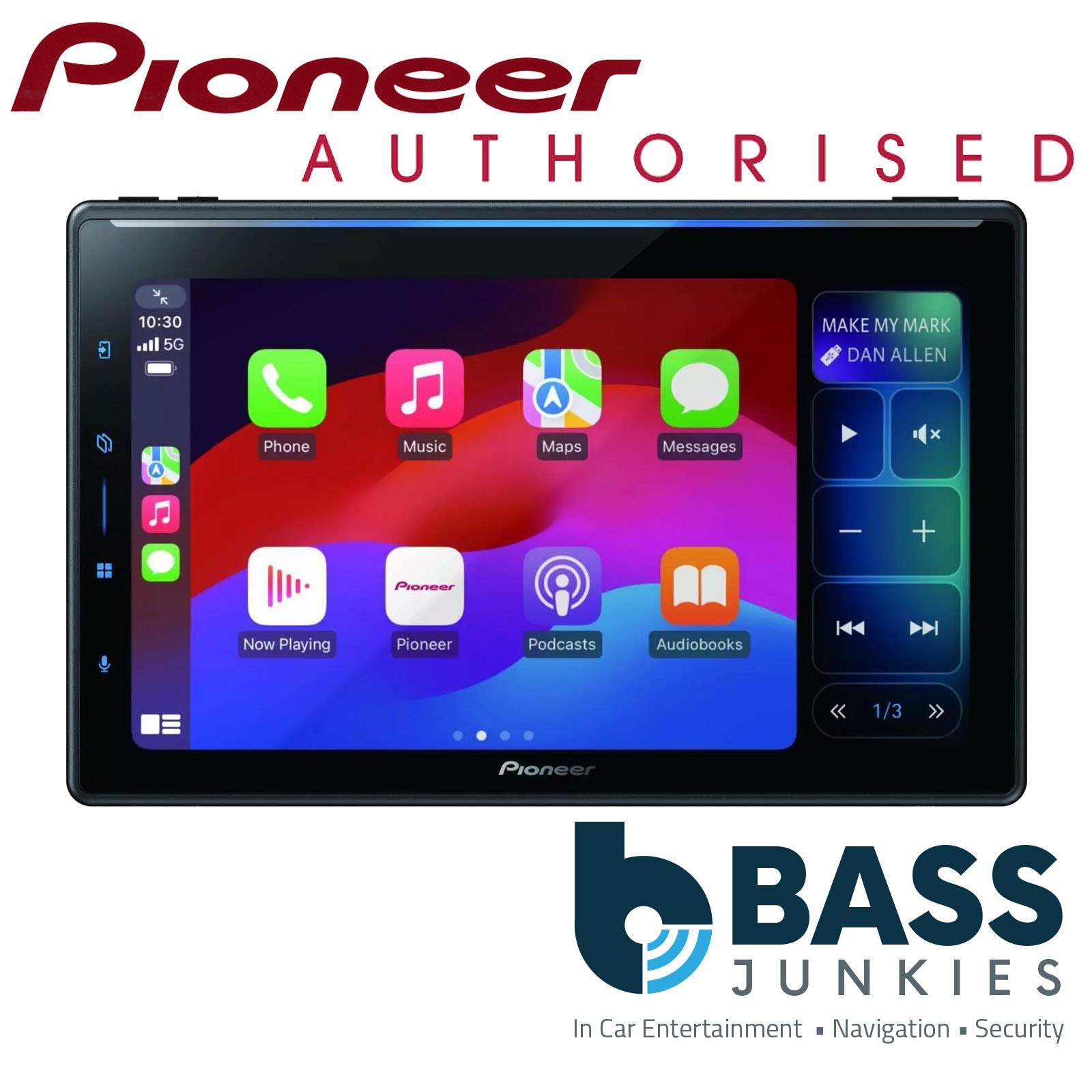 Pioneer SPH-EVO107DAB-1D - 10.1" Wireless Apple CarPlay Android Auto DAB+ Bluetooth Floating Car Stereo AV Screen