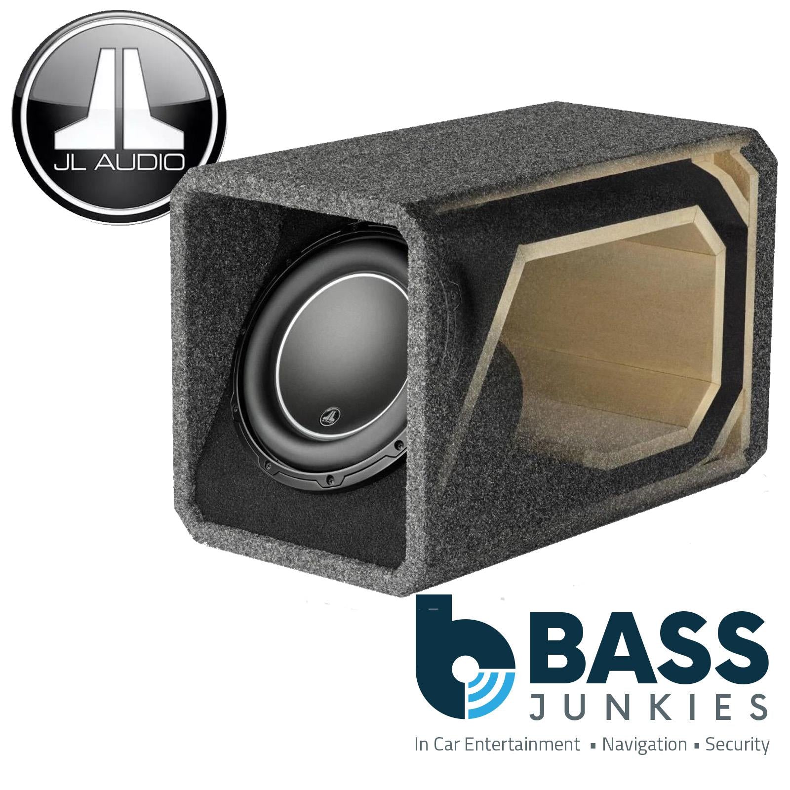 JL Audio HO112-W6v3 – 12″ 30cm W6v3 (600 Watts, 2Ω) HO Ported Car Subwoofer Bass Box Enclosure