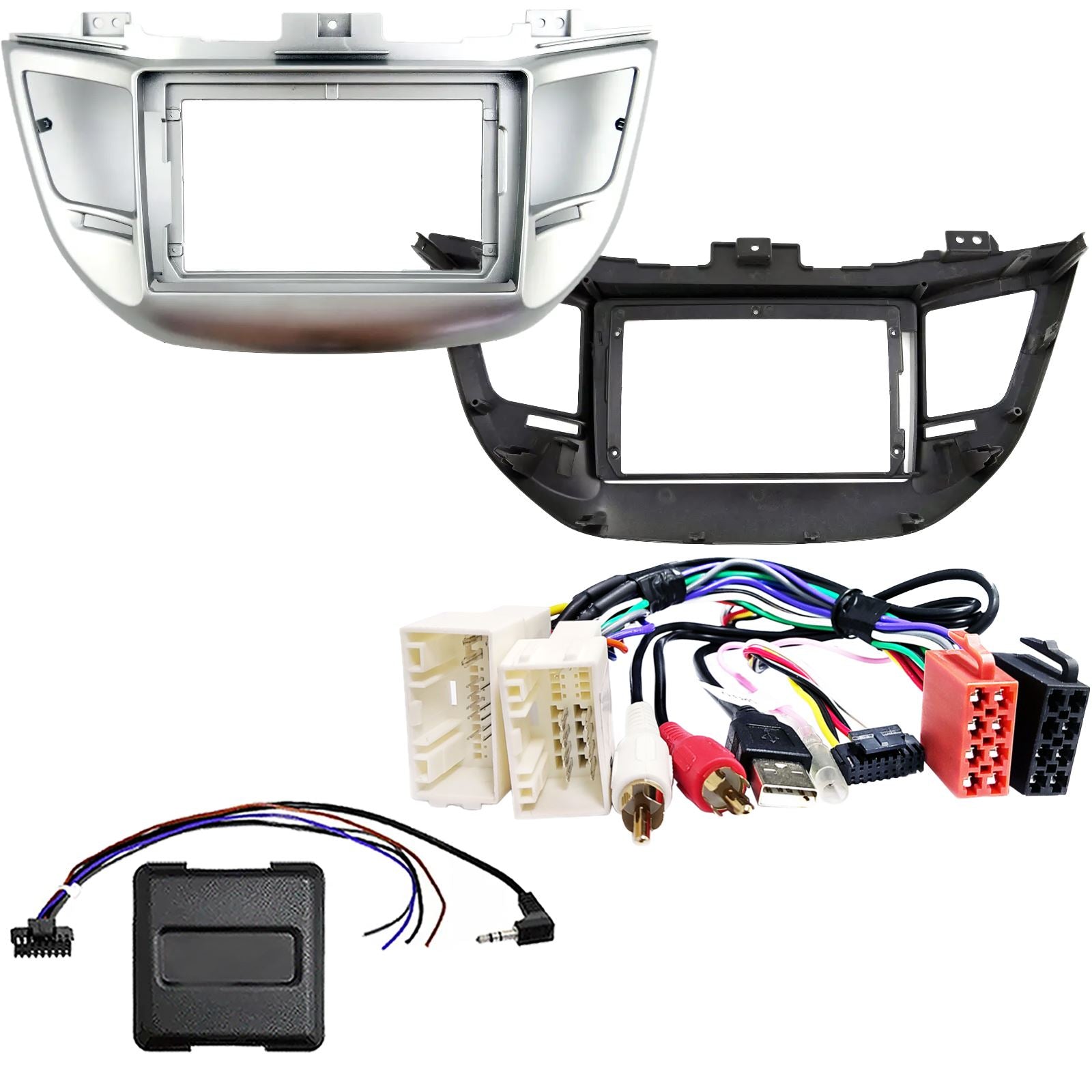 For Hyundai Tuscion RHD 2015 On Fascia Panel Interface for 9" Android Car Radios
