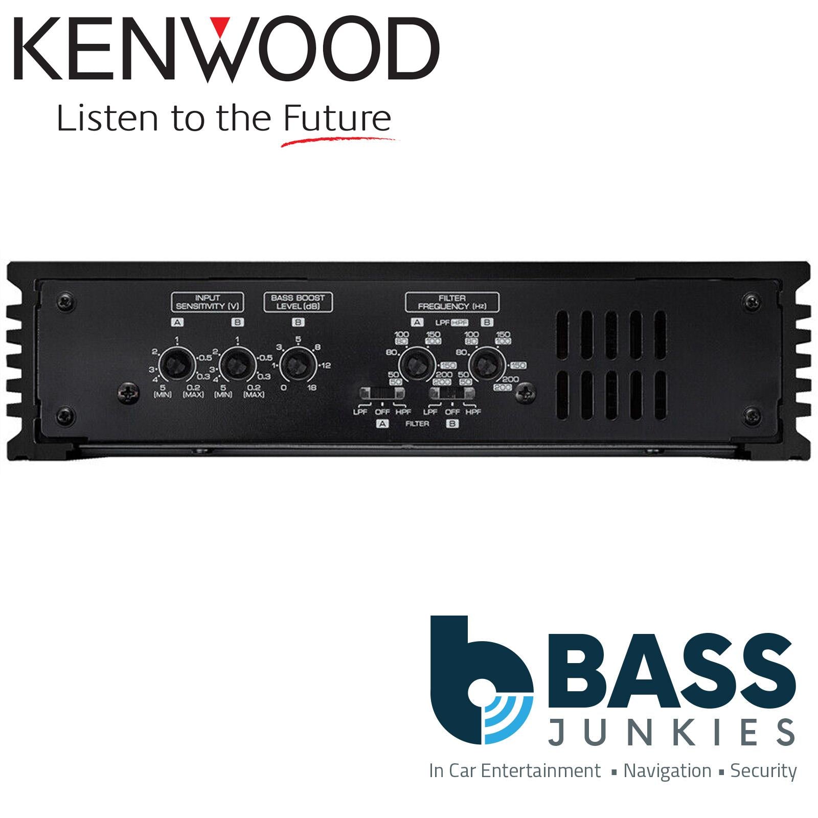 KENWOOD X502-1 - 1500 WATTS X-SERIES CLASS D MONO CHANNEL POWER AMPLIFIER