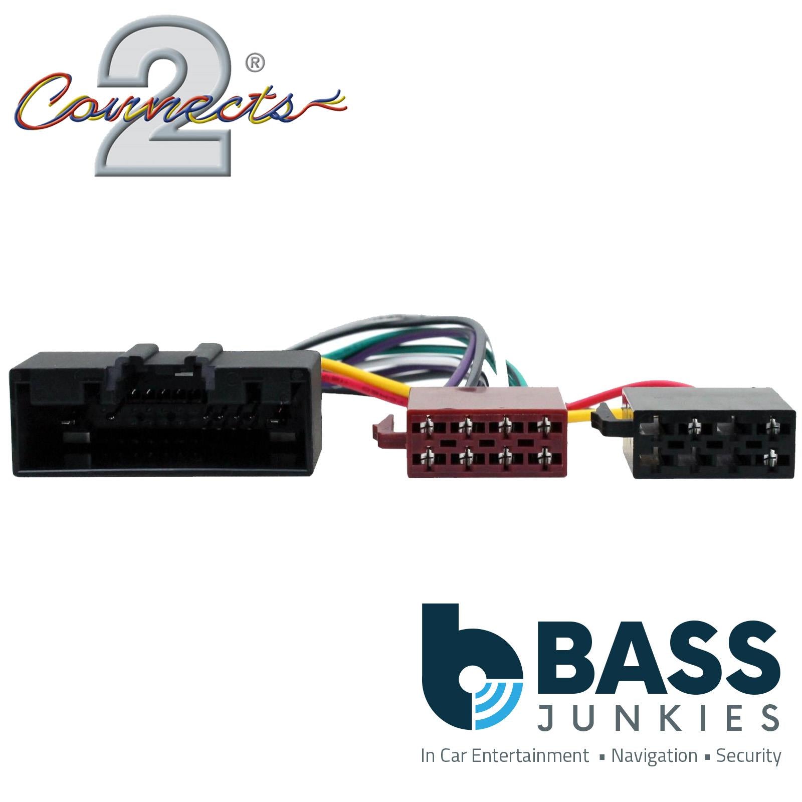 Ford Fiesta MK7 2010-17 Black Double Din Car Stereo Fascia Panel ISO Fitting Kit