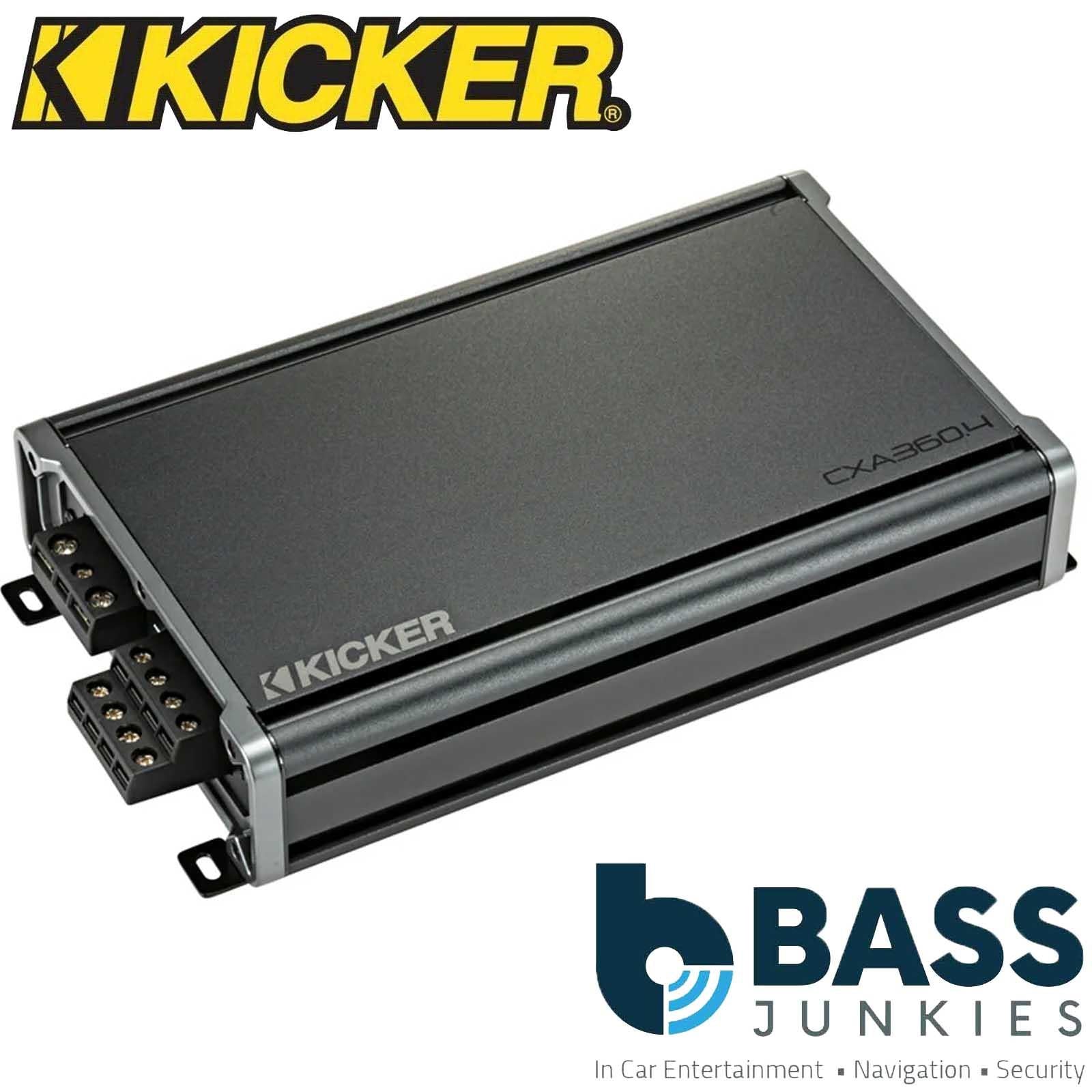 Kicker 46CXA3604 - 360 Watts 4-Channel Class A/B Car Amp Amplifier