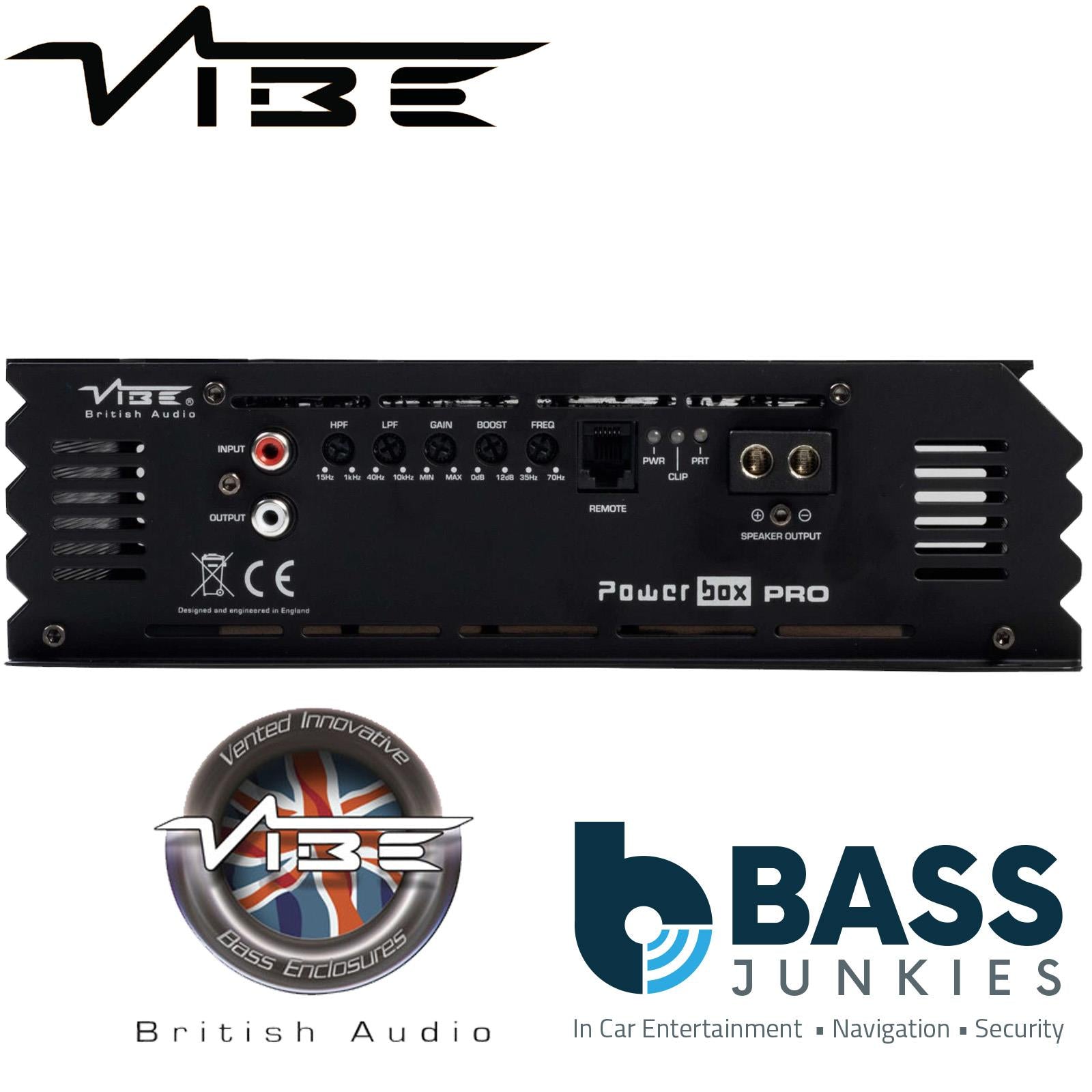 Vibe POWERBOX3000.1P-V0 Mono Class D Car Amplifier 3300W 1 Ohm 6600W Max Power