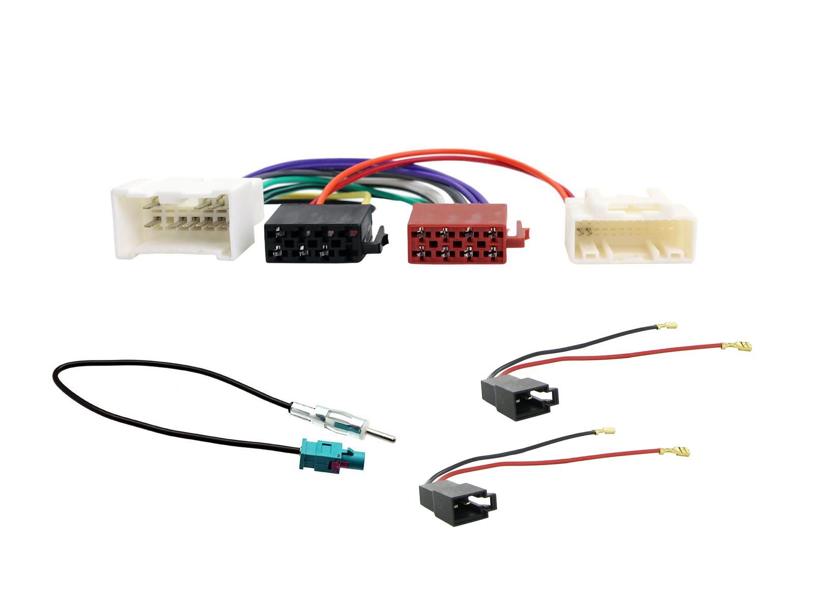 Connects 2 CTKDC01 - Dacia Duster 2012 - 2016 Car Stereo ISO Speaker Adapter Aerial Antenna Installation Kit