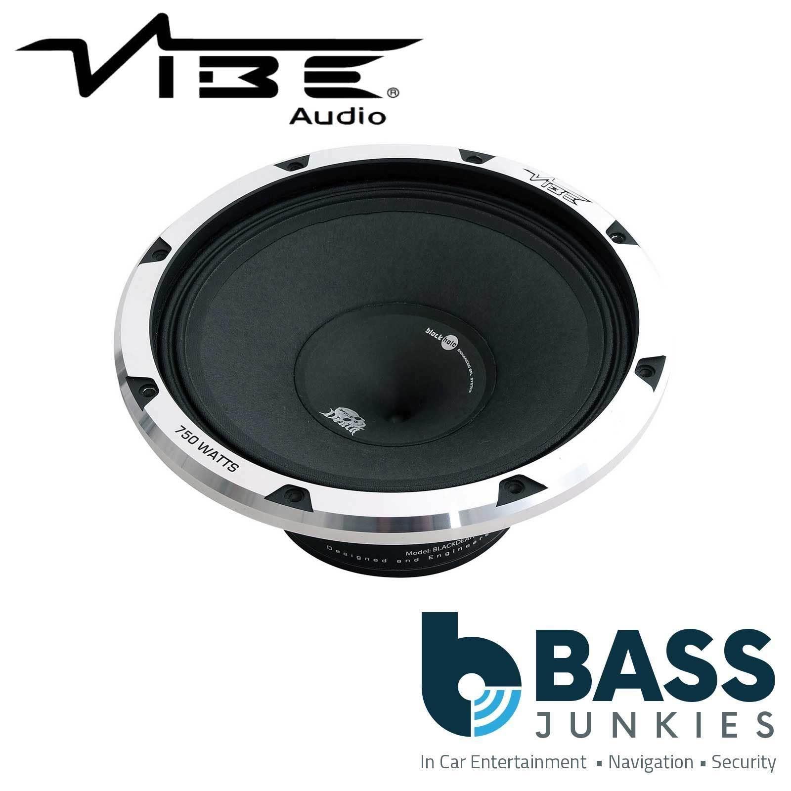 Vibe BDPRO10M  Black Death Pro Audio 25cm 10" 750 Watts SPL Car Sub SubWoofer
