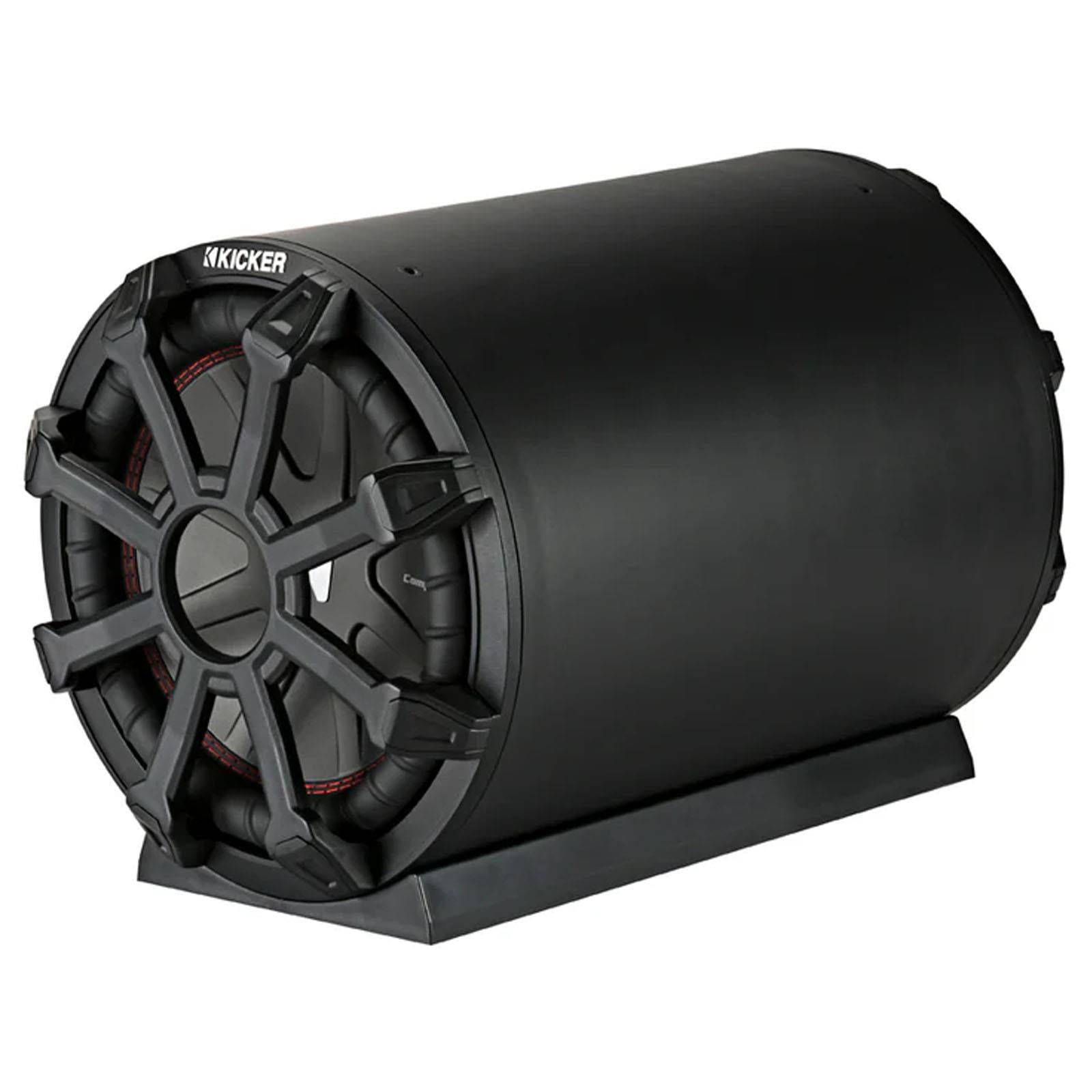 Kicker 46CWTB102 - 800W 10" Weatherproof Car Sub Subwoofer Tube Enclosure 2 Ohm
