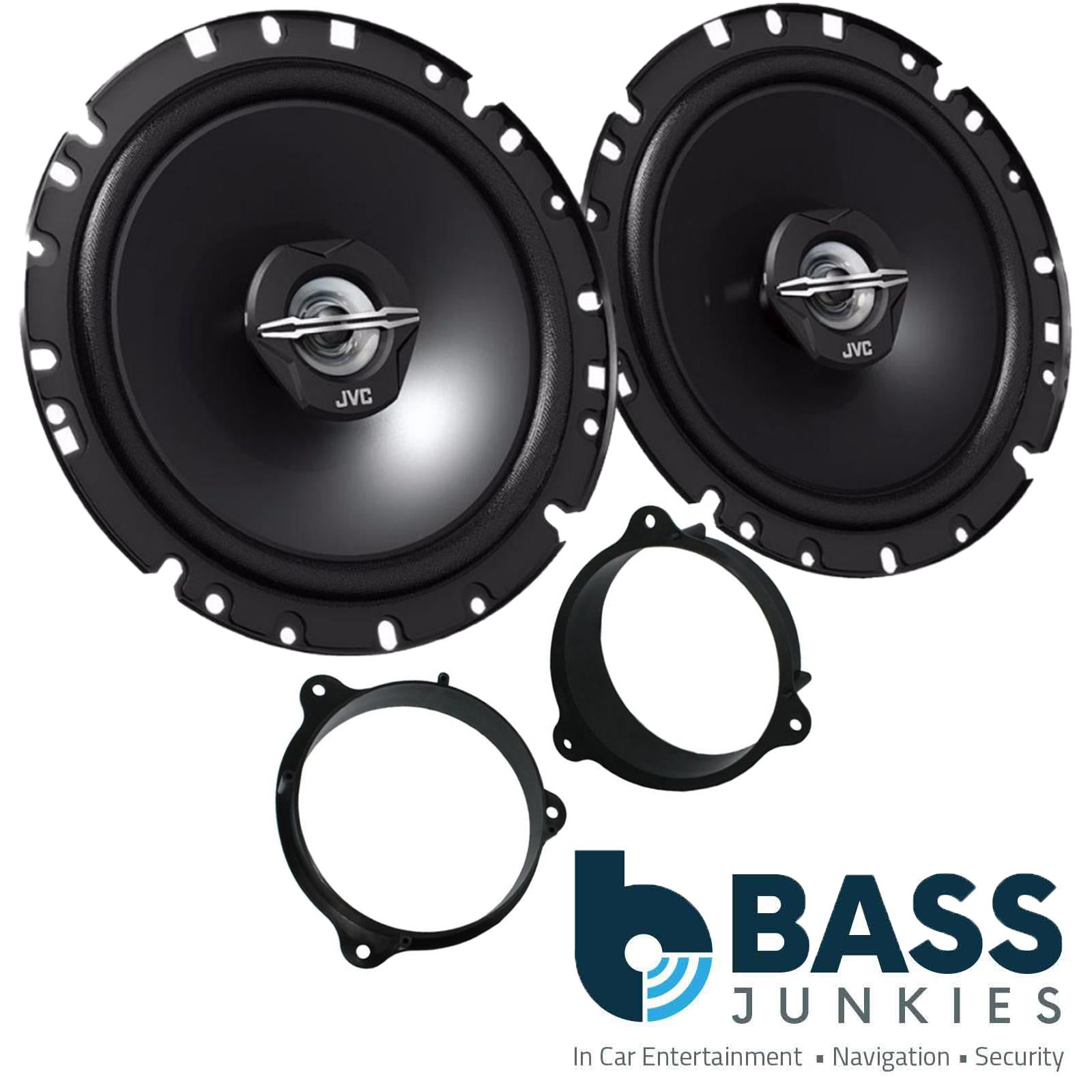 Renault Kangoo 2012 On JVC 17cm 6.5 Inch 600 Watts 2 Way Front Door Car Speakers