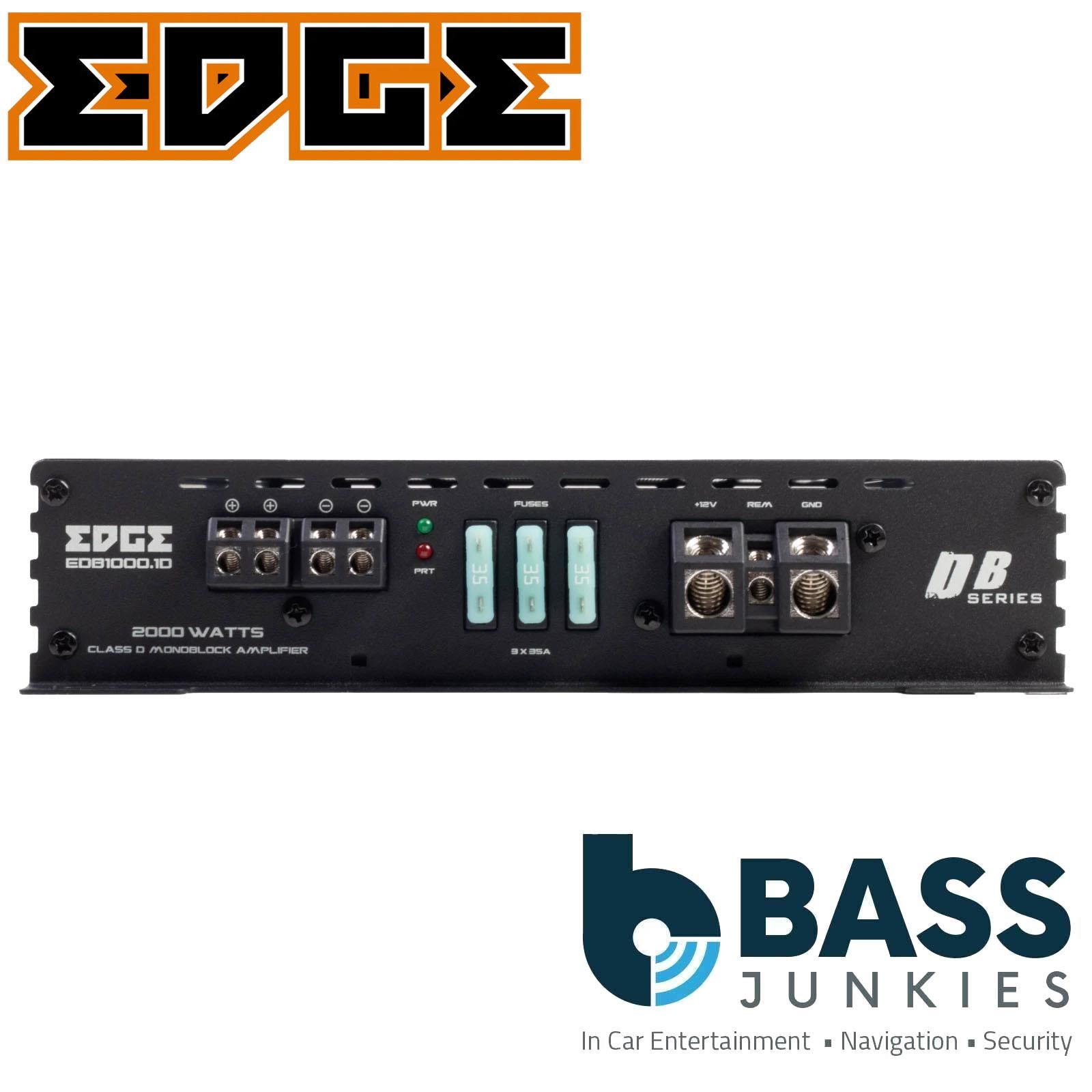 EDGE EDB1000.1D-E4 - 1000W RMS 2000 Watts Monoblock Car Audio Amplifier