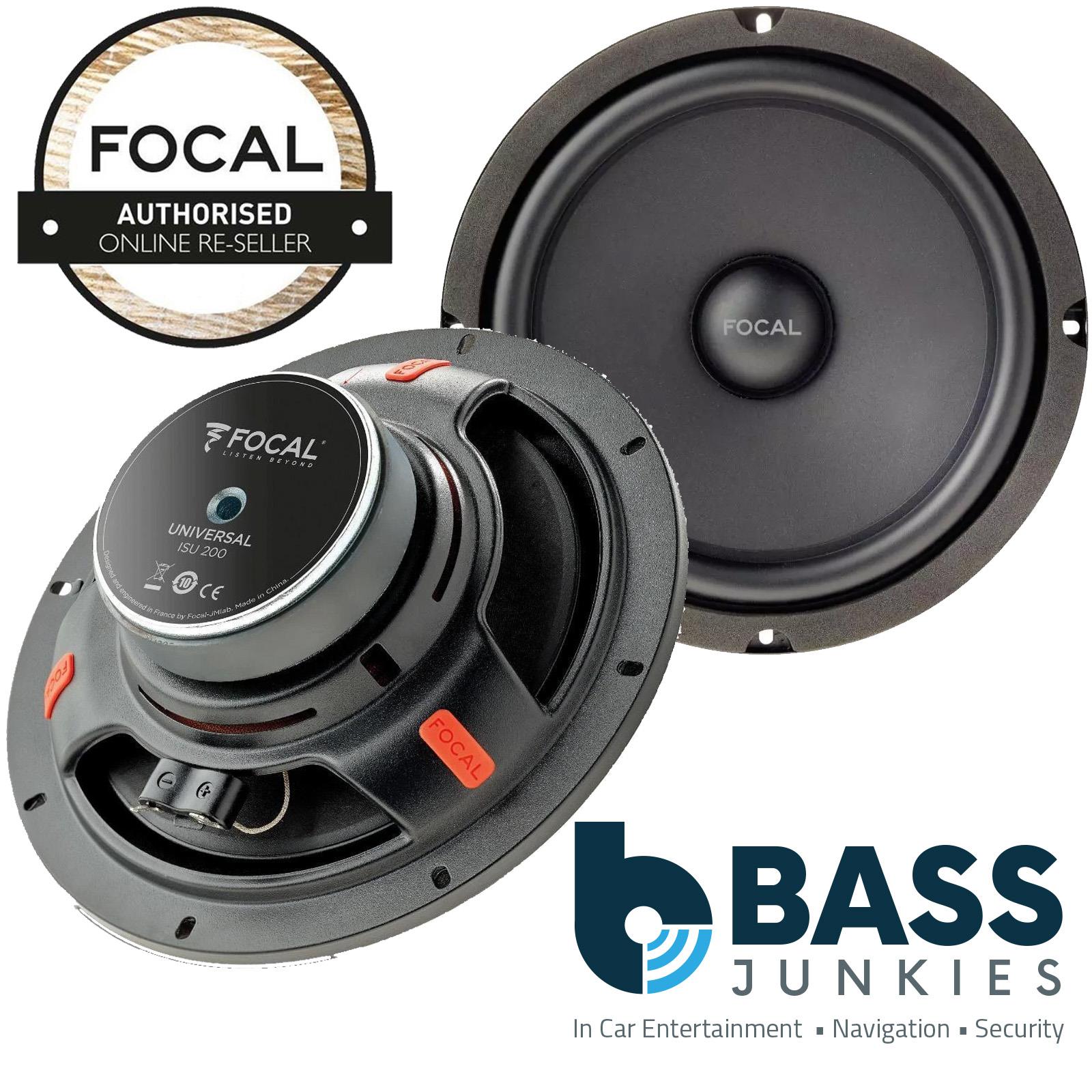 Focal ISU200 8" 20cm 320 Watts Car Van Door Component Speaker Set