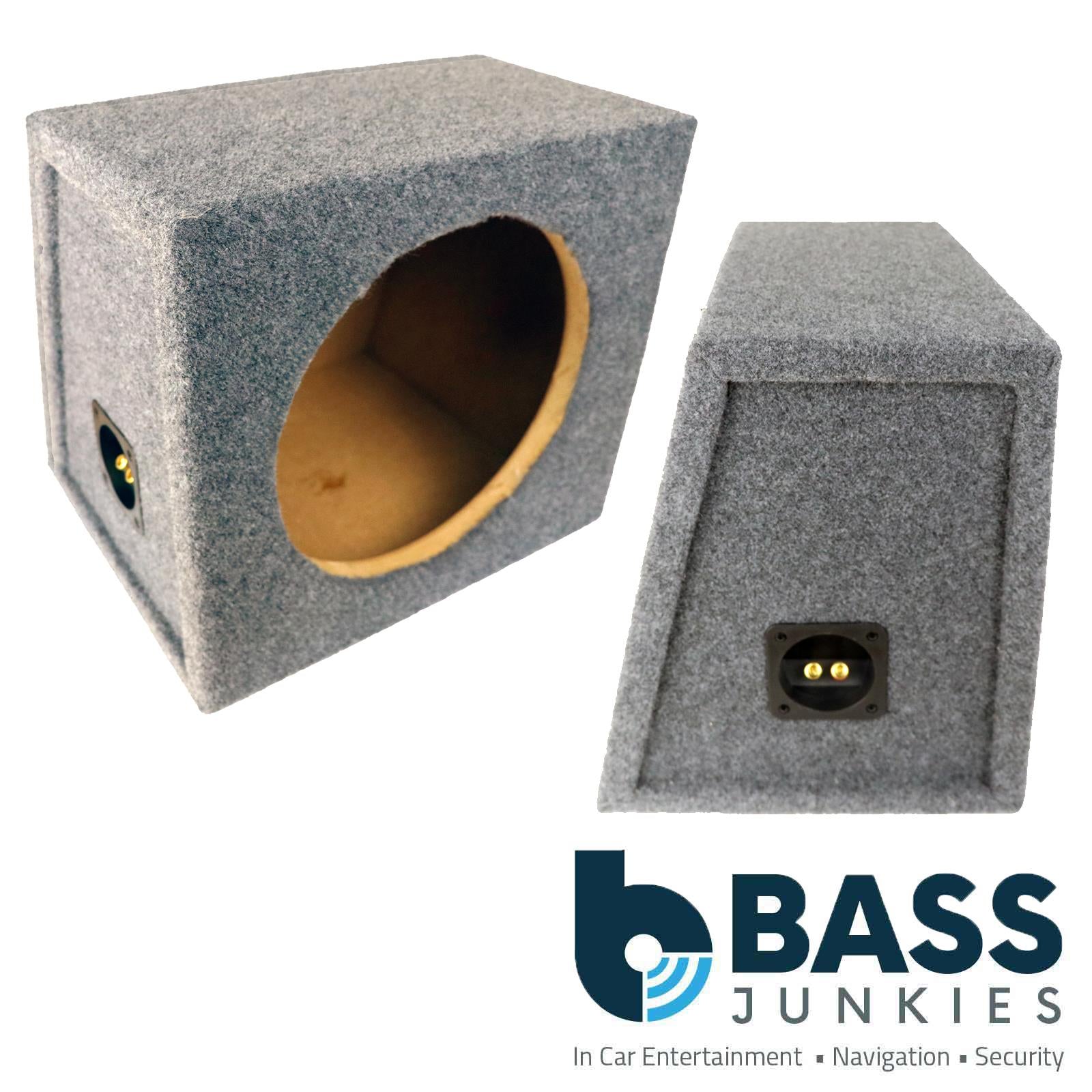 Recoil SUB12SG - Single 30cm 12" Inch Sealed Grey Carpet Car Subwoofer Bass Box