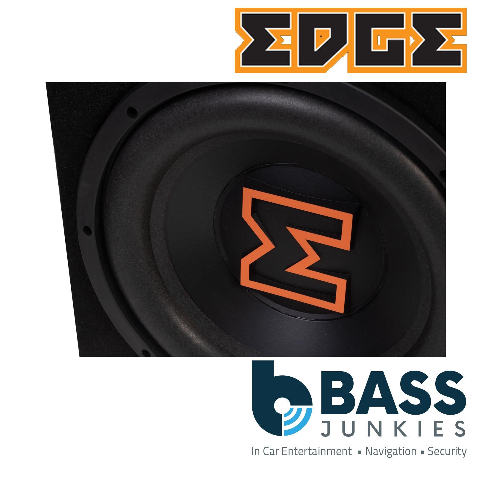 EDGE EDBX10ADSP-E3 - 900W 10" Amplified Car Sub Bass Box with DSP & Wiring Kit