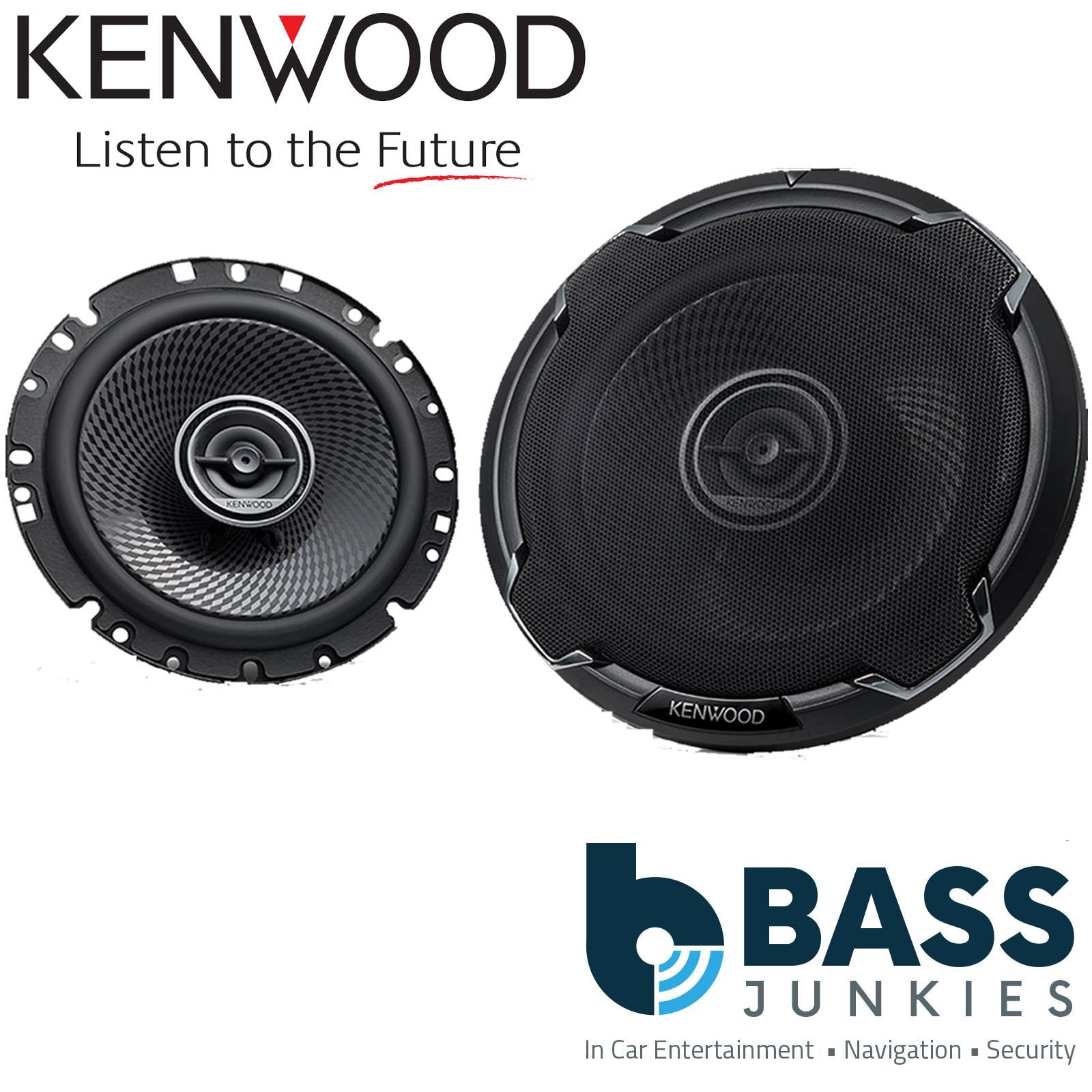 Vauxhall Signum 03-08 Kenwood 17cm 6-1/2" 330 Watts 2 Way Front Door Car Speakers
