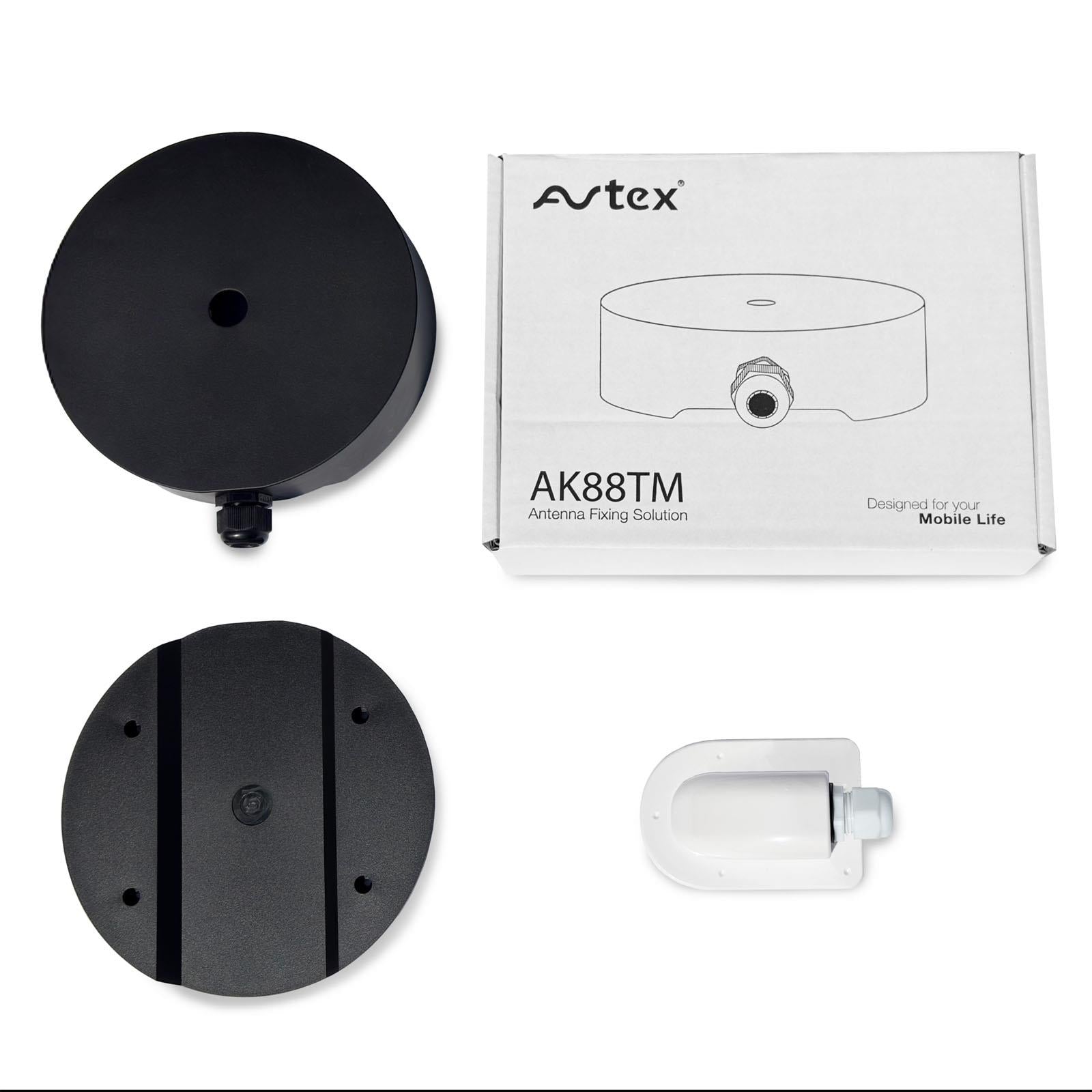 Avtex AK88TM Corrugated Roof Mount Bracket for AMR 4G/5G Antenna