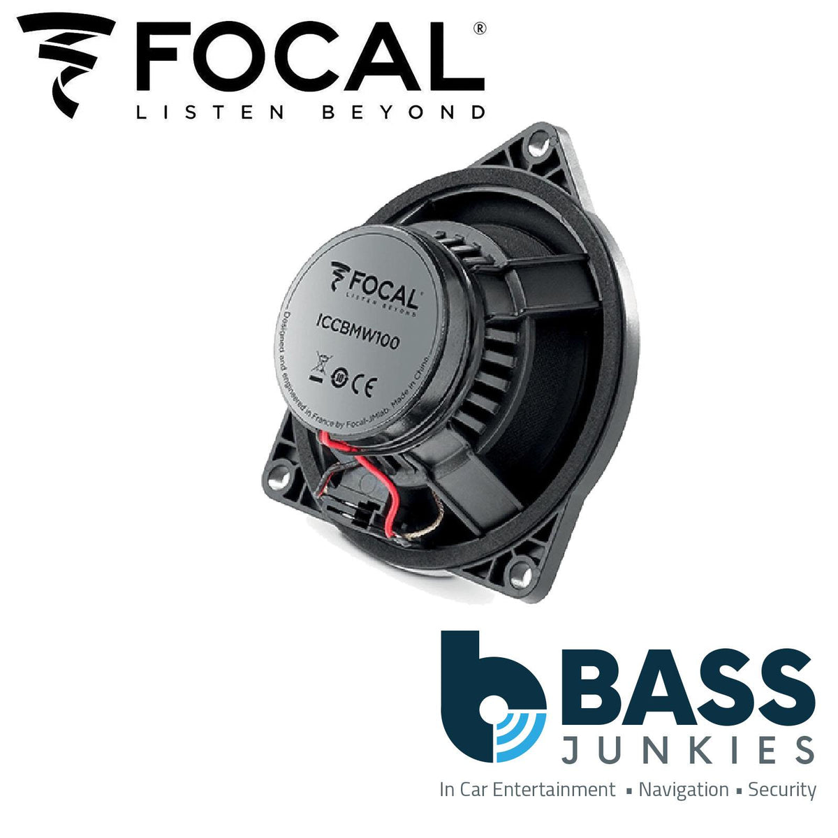 Focal ICCBMW100 4" 80 Watts Single Centre Dash Car Speaker For BMW X4 G02 2018 Onwards