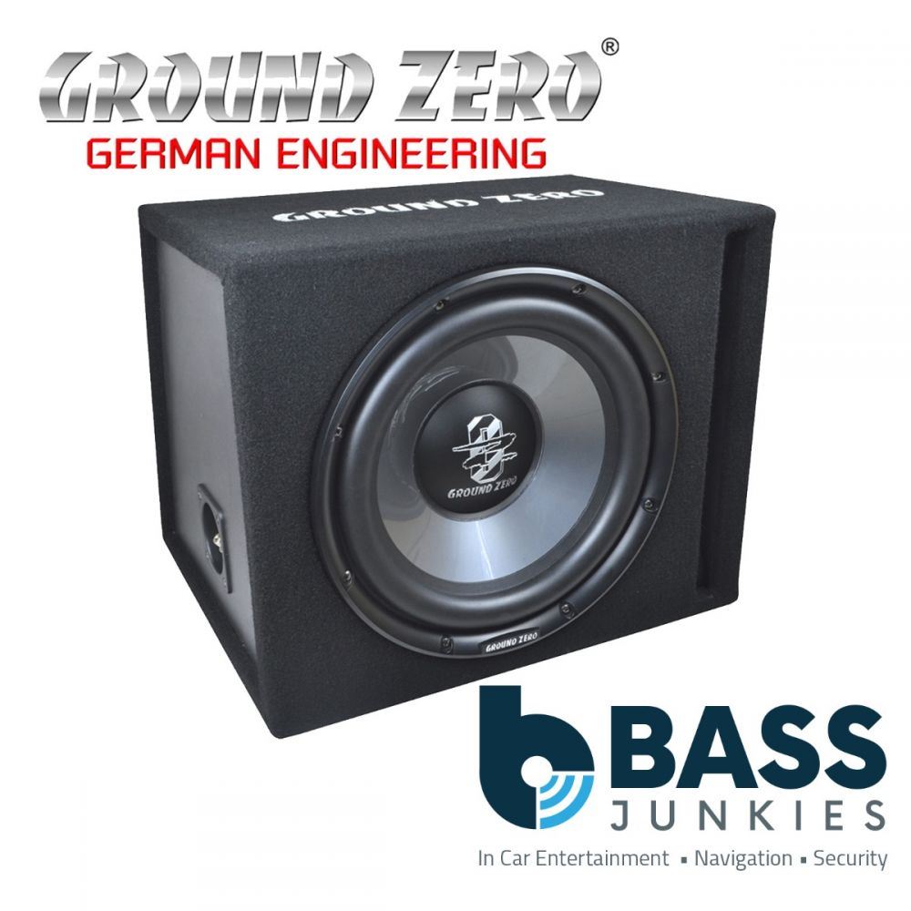 Ground Zero GZIB 250XBR - 10" Inch 25cm 250 Watts 4 Ohm Passive Car Sub Subwoofer Bass Enclosure Box
