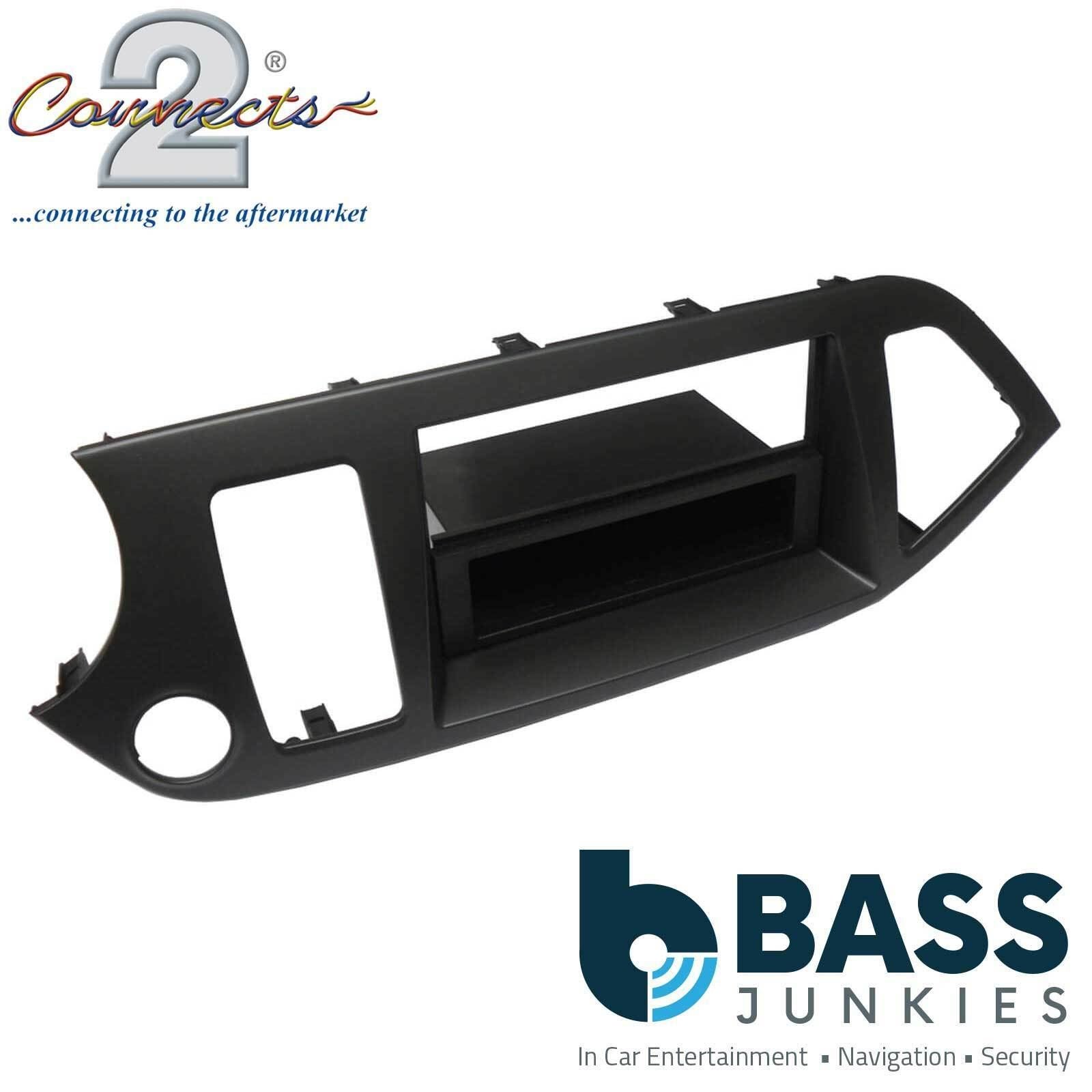 Connects2 CT24KI22L - Kia Picanto 2011 Onwards Single Double Din Fascia Panel
