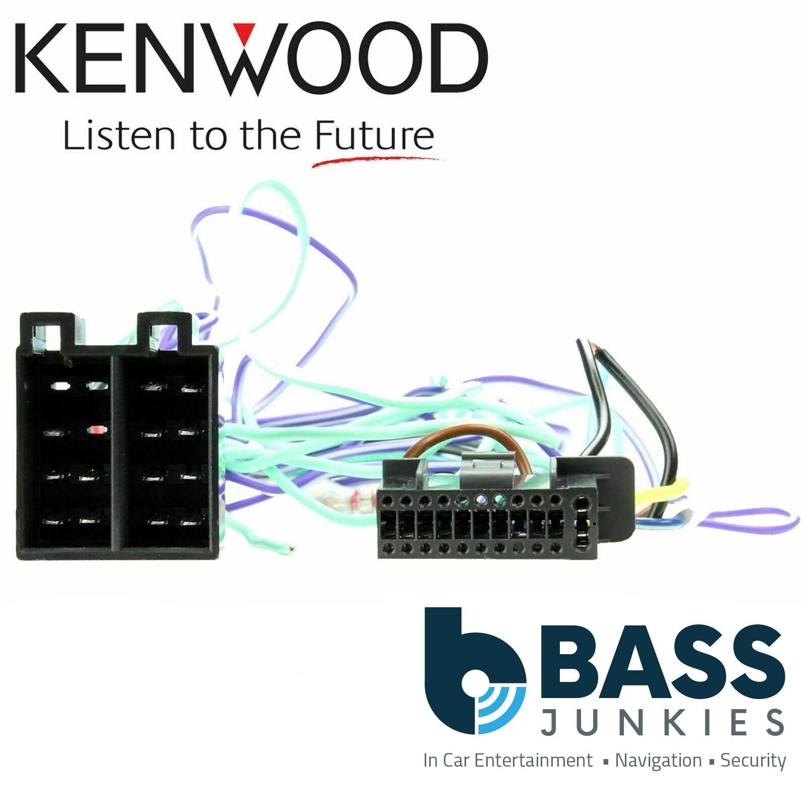 Kenwood DMX-7017DABS Car Radio Stereo Wiring Harness Loom ISO Lead Adaptor